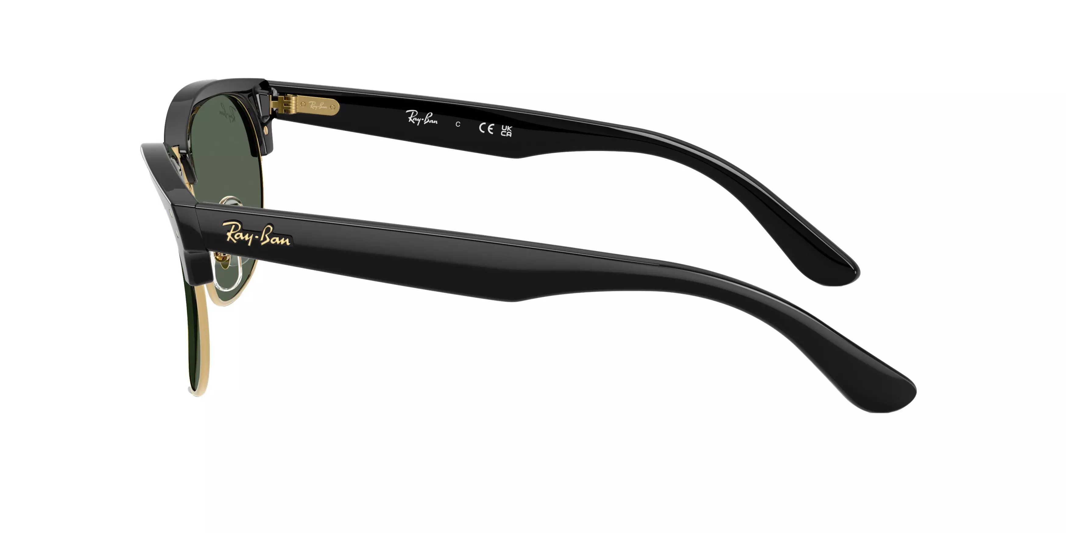 Ray-Ban Clubmaster Reverse Sunglasses - BLACK/GREEN