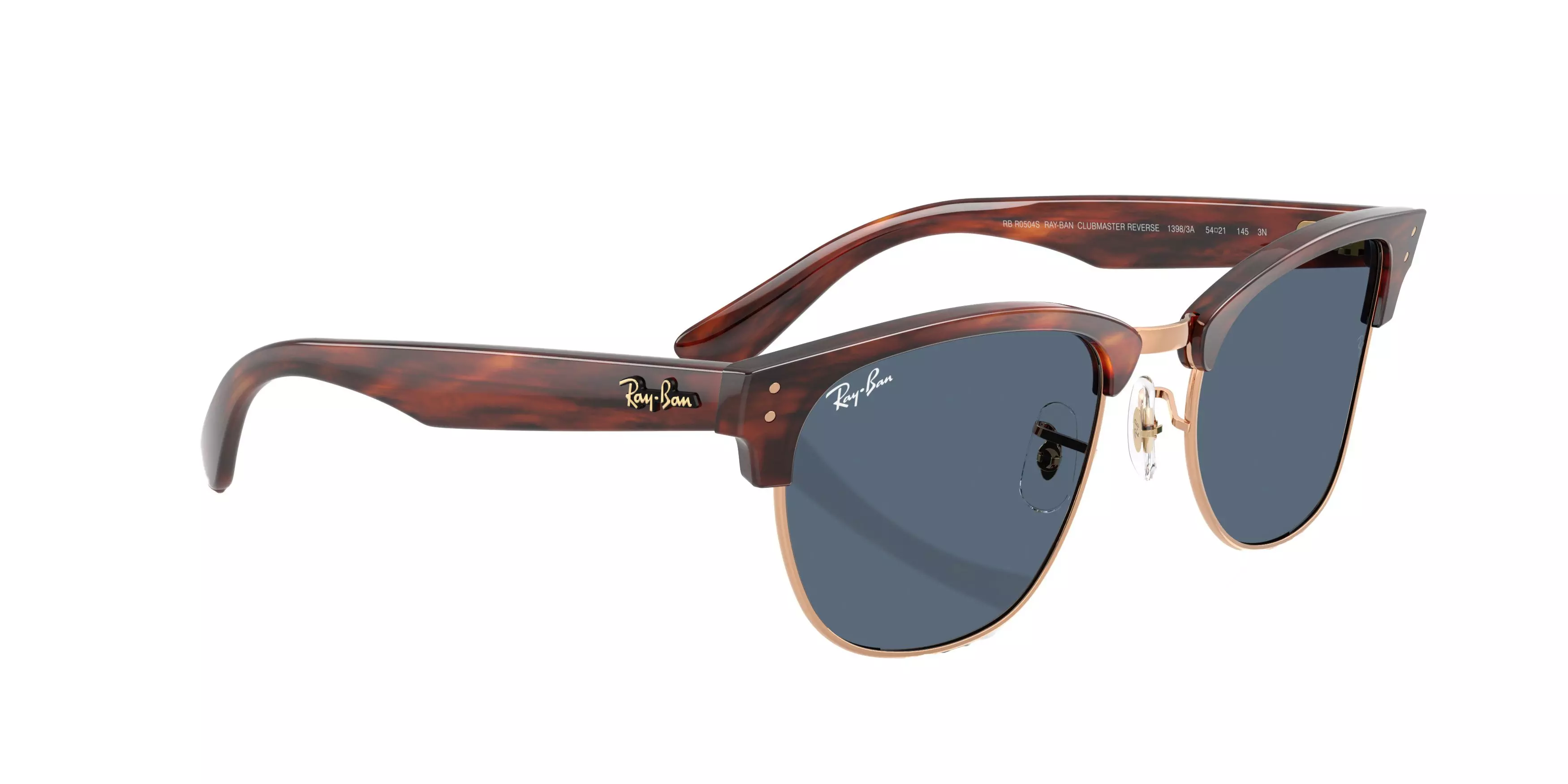 Ray-Ban Clubmaster Reverse Sunglasses - LT BROWN