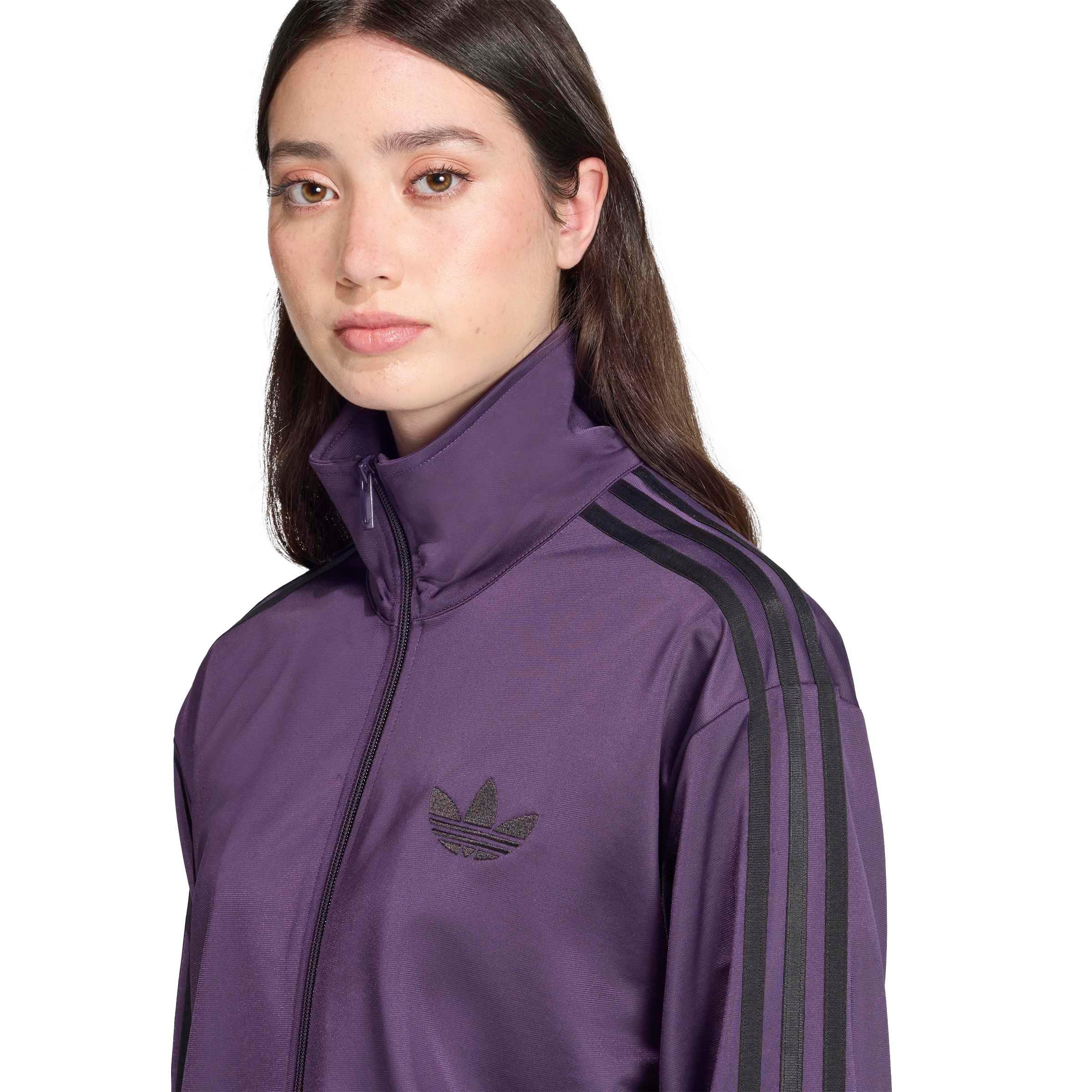 Adicolor Firebird Loose Track Top - Purple | Hibbett