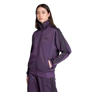 adidas Originals Women's Adicolor Classic Firebird Loose Track Top -Purple/Black