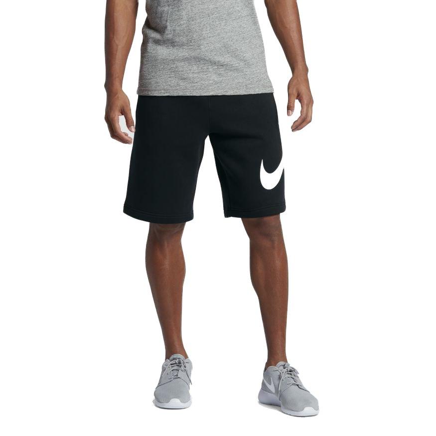 Nike Men's Club Fleece Shorts-Black 