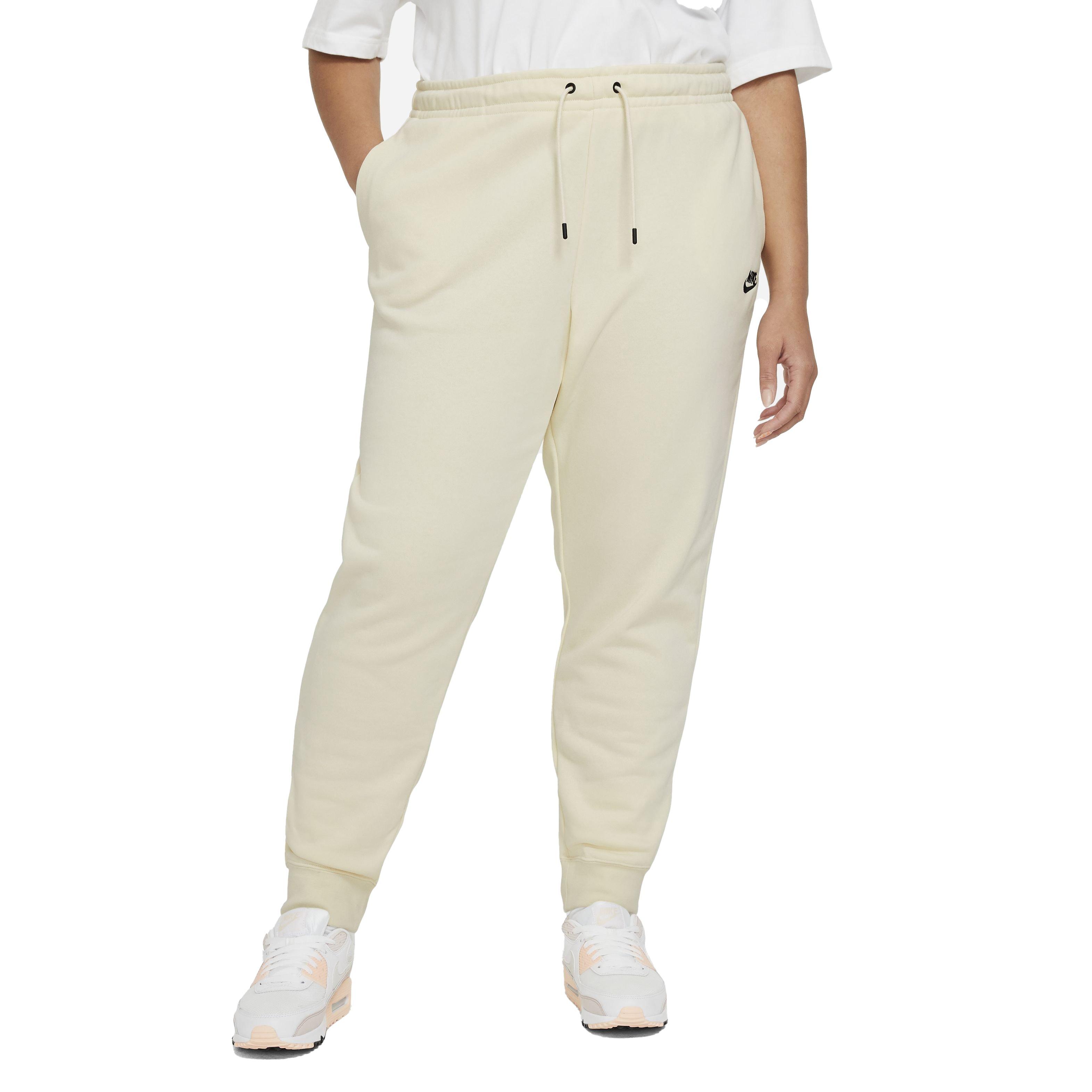 Nike Women's Sportswear Essential Fleece Pant-Plus Size - YELLOW Thumbnail View 1