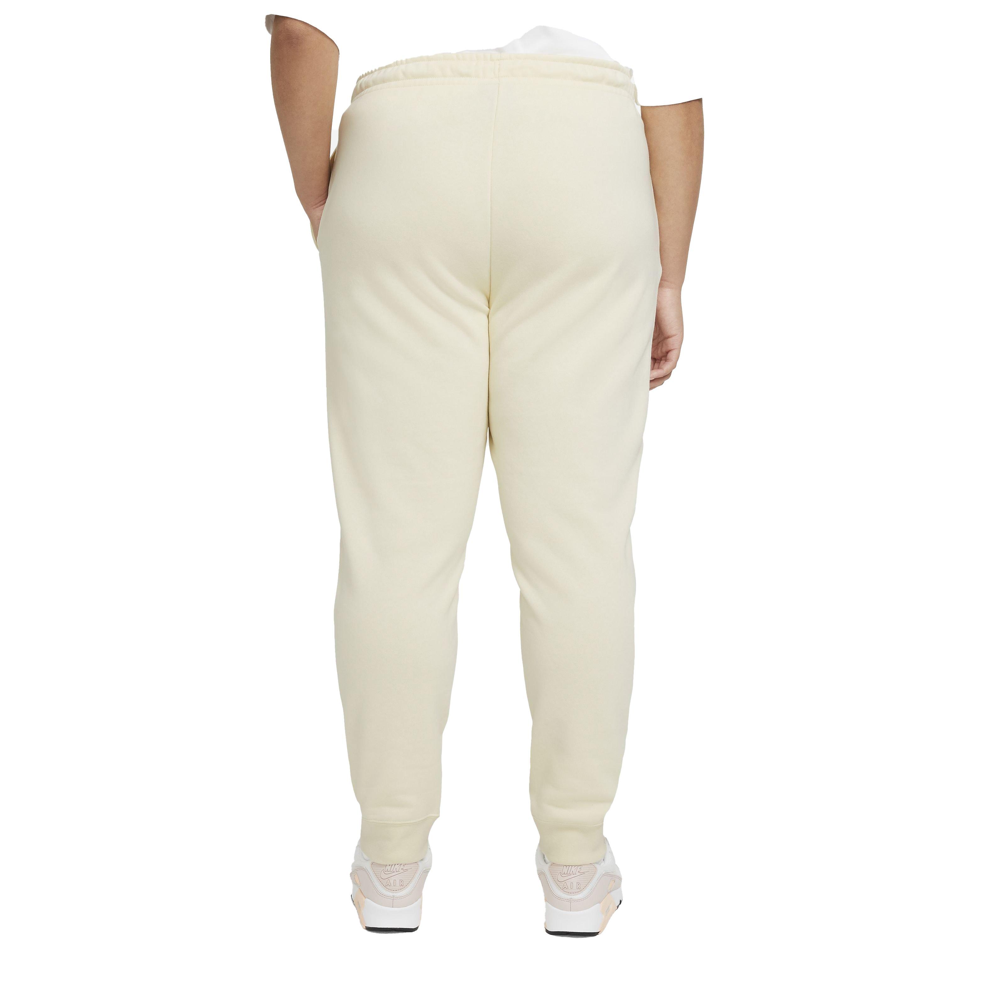 Nike Women's Sportswear Essential Fleece Pant-Plus Size - YELLOW Thumbnail View 2