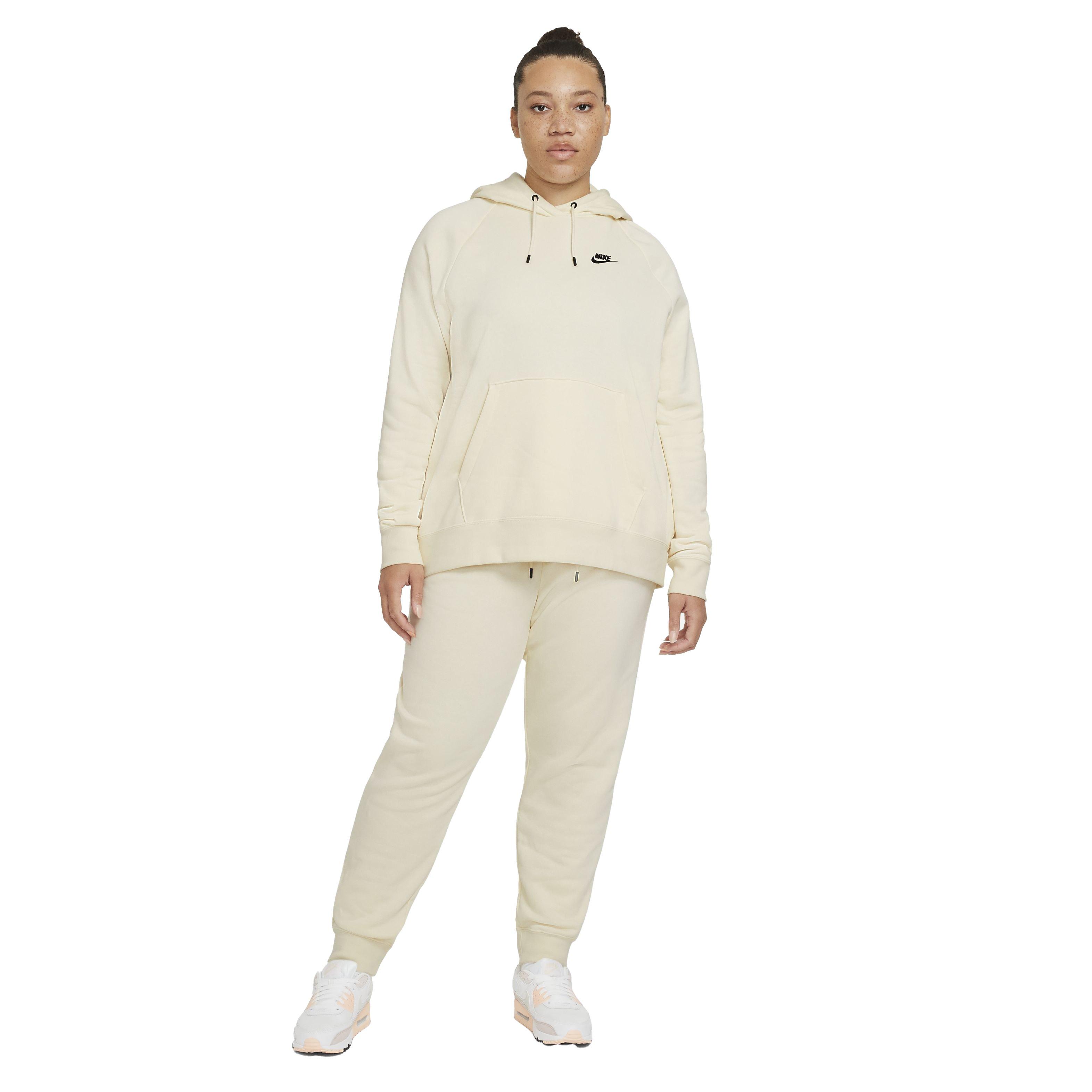 Nike Women's Sportswear Essential Fleece Pant-Plus Size - YELLOW Thumbnail View 4