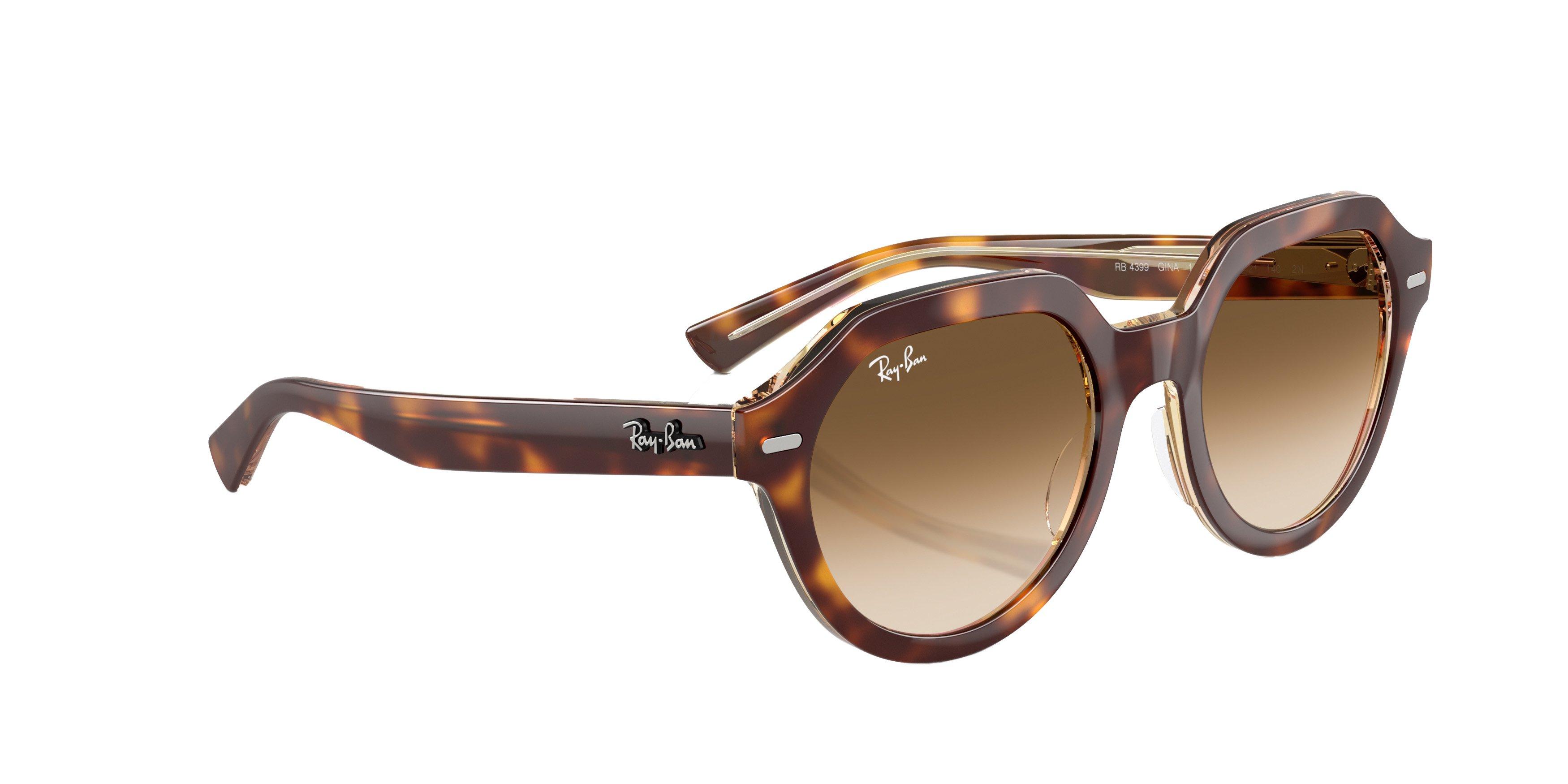 Ray-Ban Gina Sunglasses - LT BROWN Thumbnail View 5