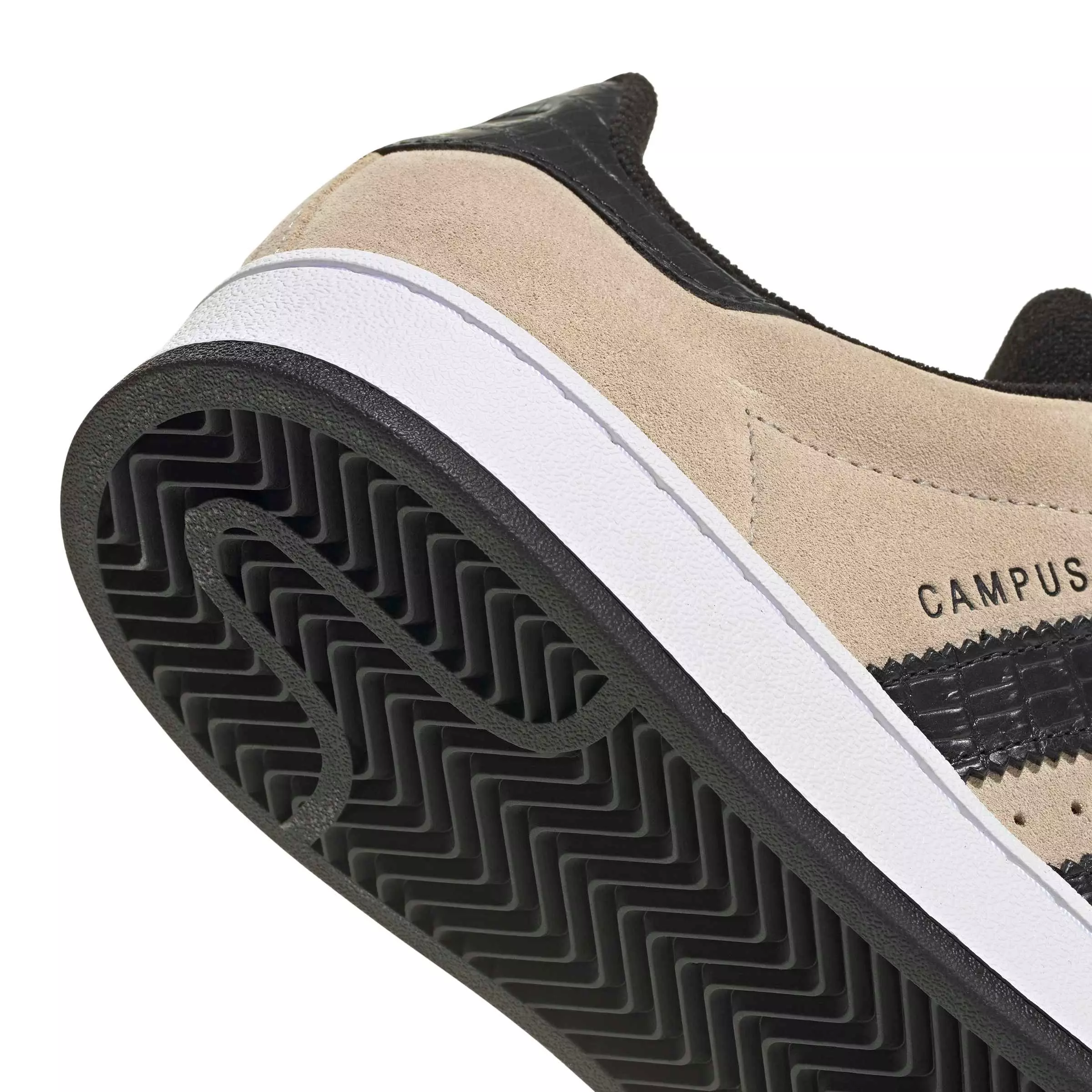 adidas Originals Campus 00s "Stone Khaki/Core Black/Ftwr White" Men's Shoe - STONE/BLACK/WHITE