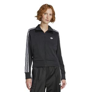 adidas Originals Women's Firebird Adicolor Knit Track Top -Black/White