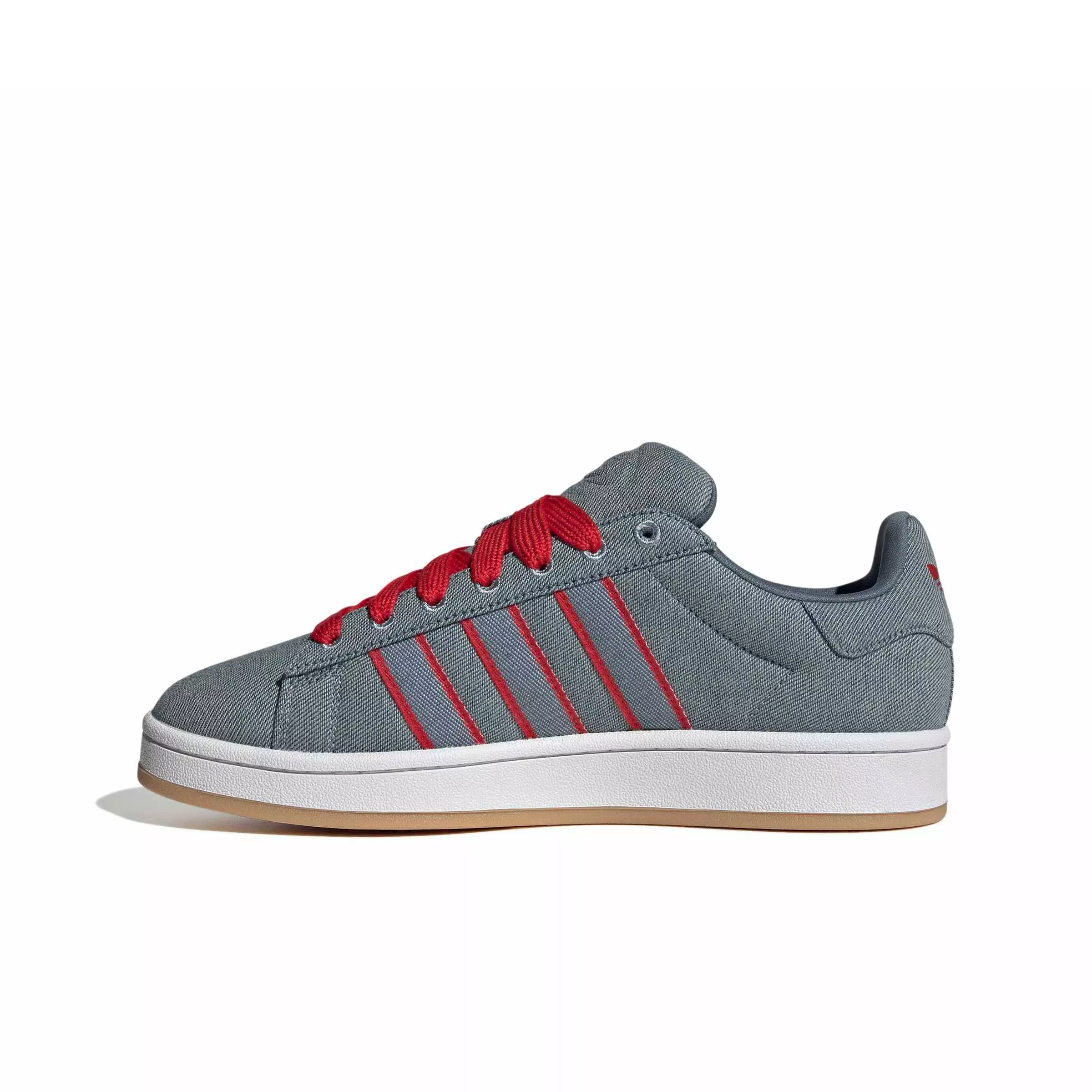 adidas Originals Campus 00s "Steel Rw/Ftwr White/Gum 3" Men's Shoe - STEEL/WHITE/GUM