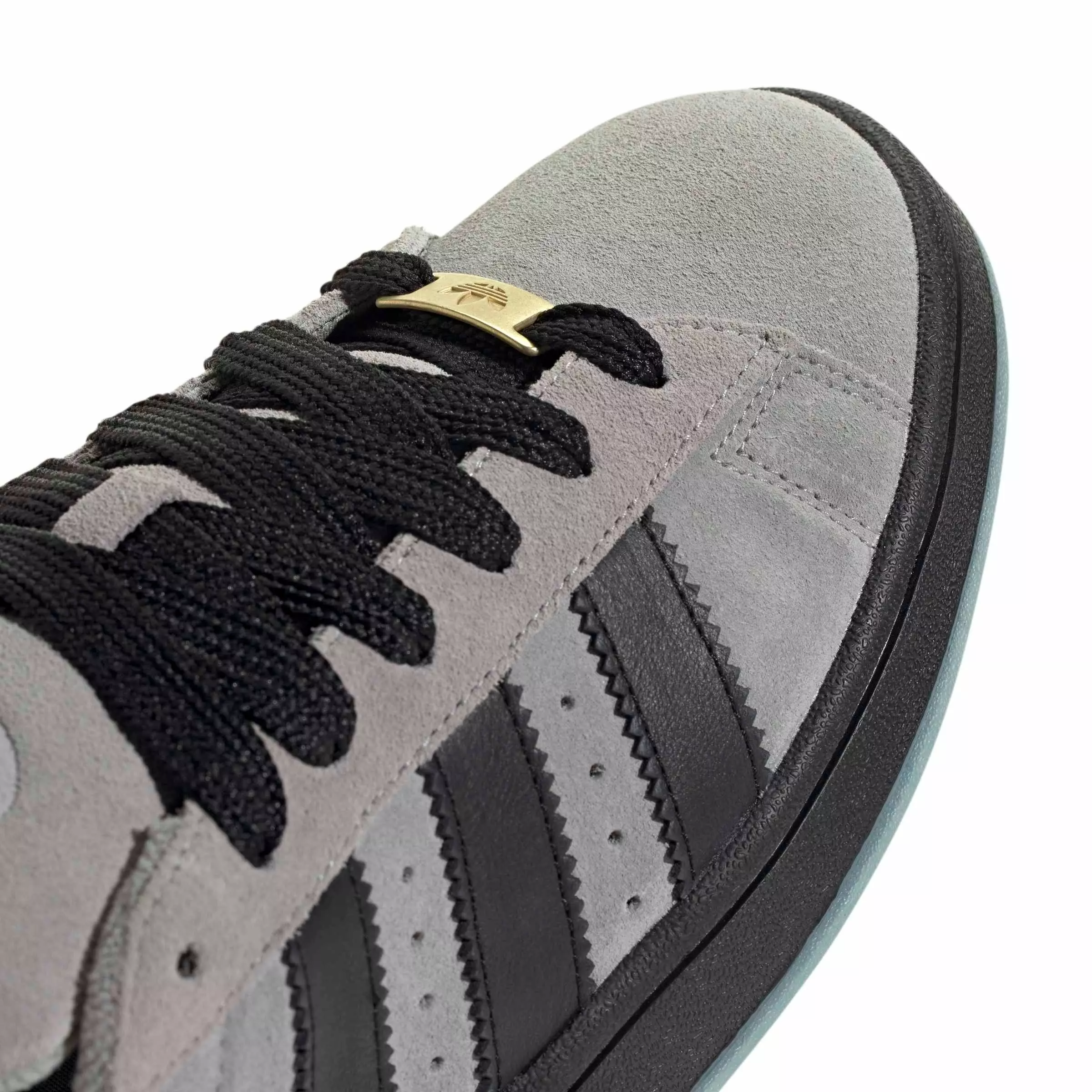 adidas Originals Campus 00s "Mgh Solid Grey/Core Black/Clear Sky" Men's Shoe - GREY/BLACK/SKY
