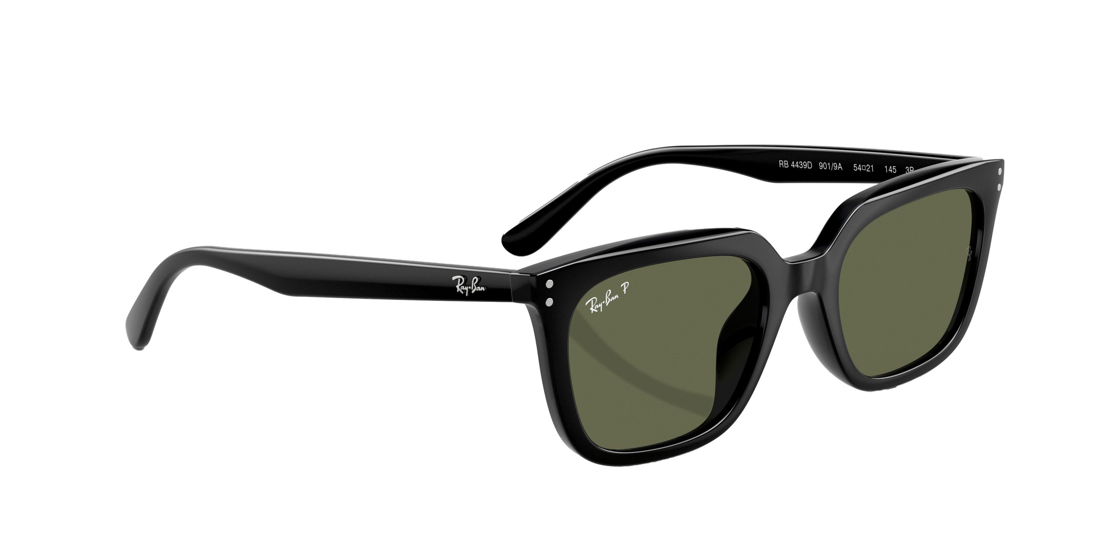 Ray-Ban RB4439D Sunglasses - BLACK/GREEN Thumbnail View 5