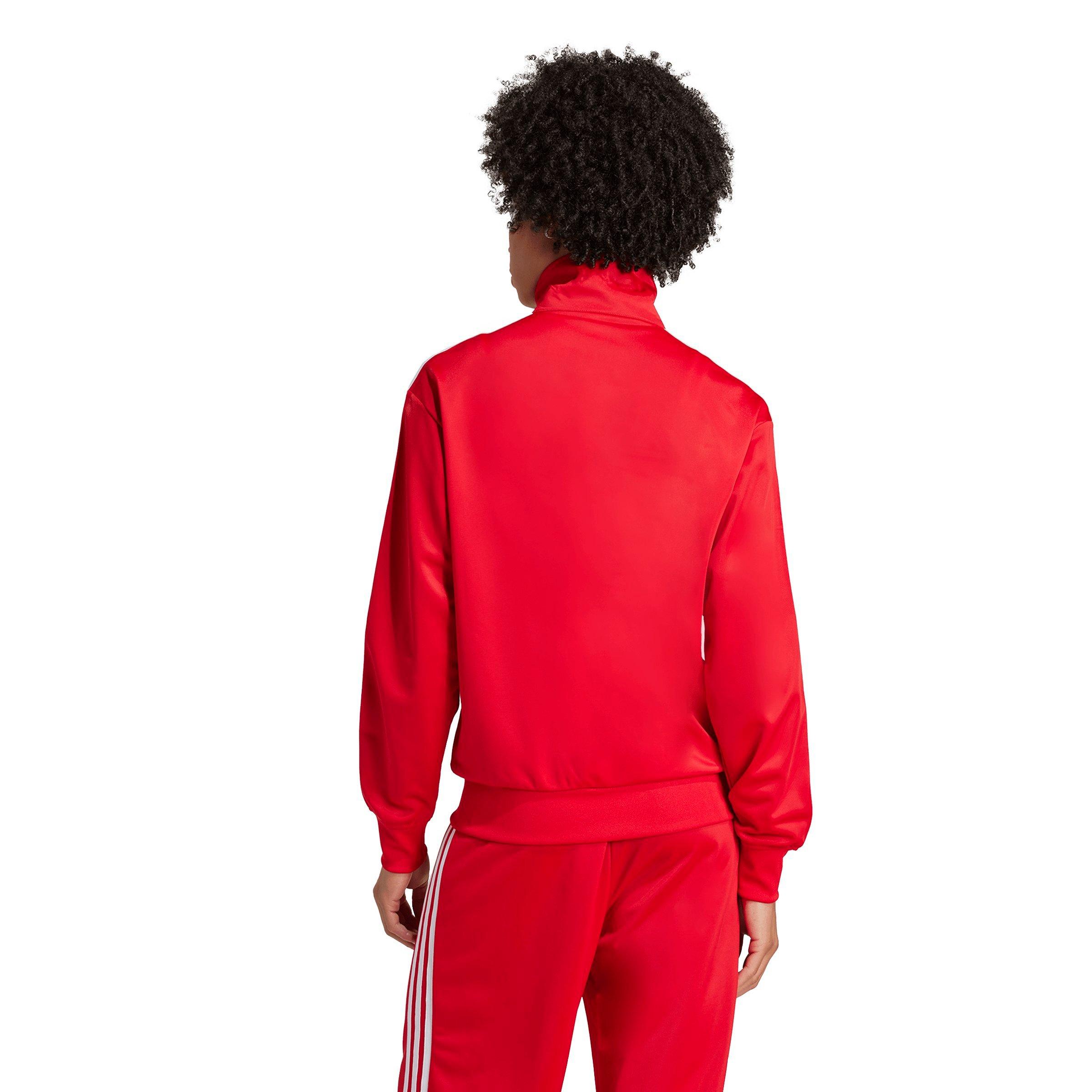 adidas Originals Women's Adicolor Classic Firebird Loose Track Top -Red/White - RED/WHITE Thumbnail View 2