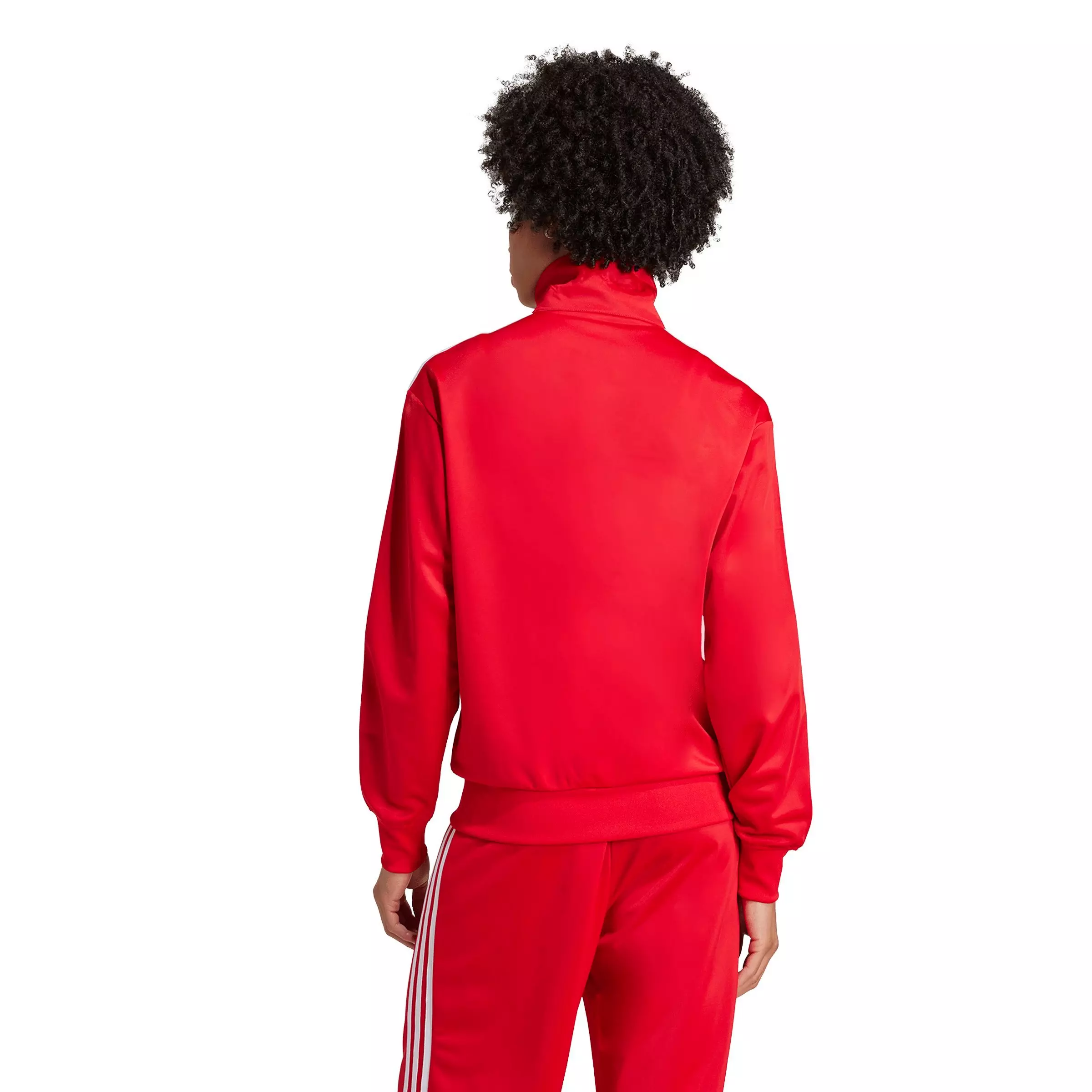 adidas Originals Women's Adicolor Classic Firebird Loose Track Top -Red/White - RED/WHITE