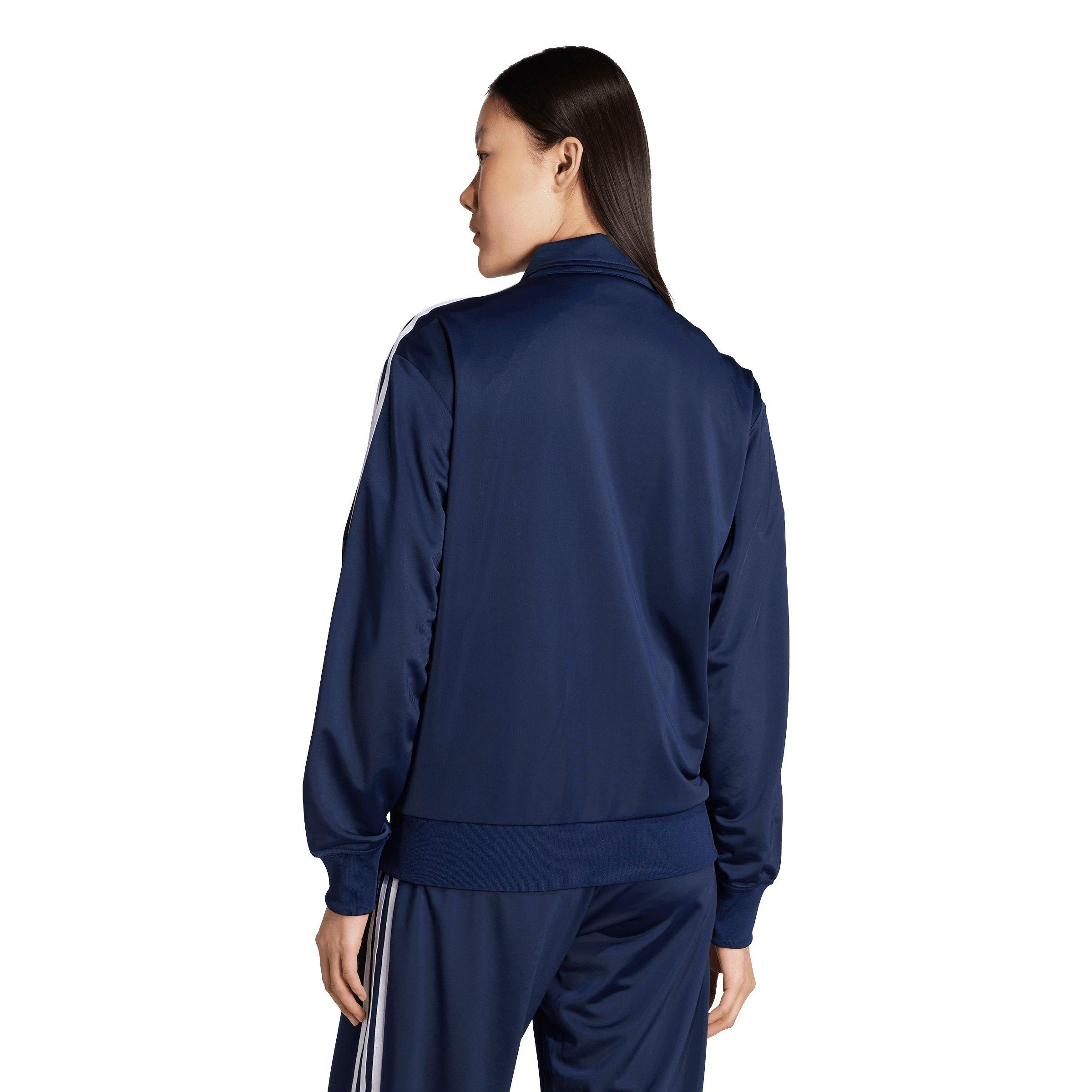 adidas Originals Women's Adicolor Classic Firebird Loose Track Top - Navy/White - NAVY/WHITE Thumbnail View 2
