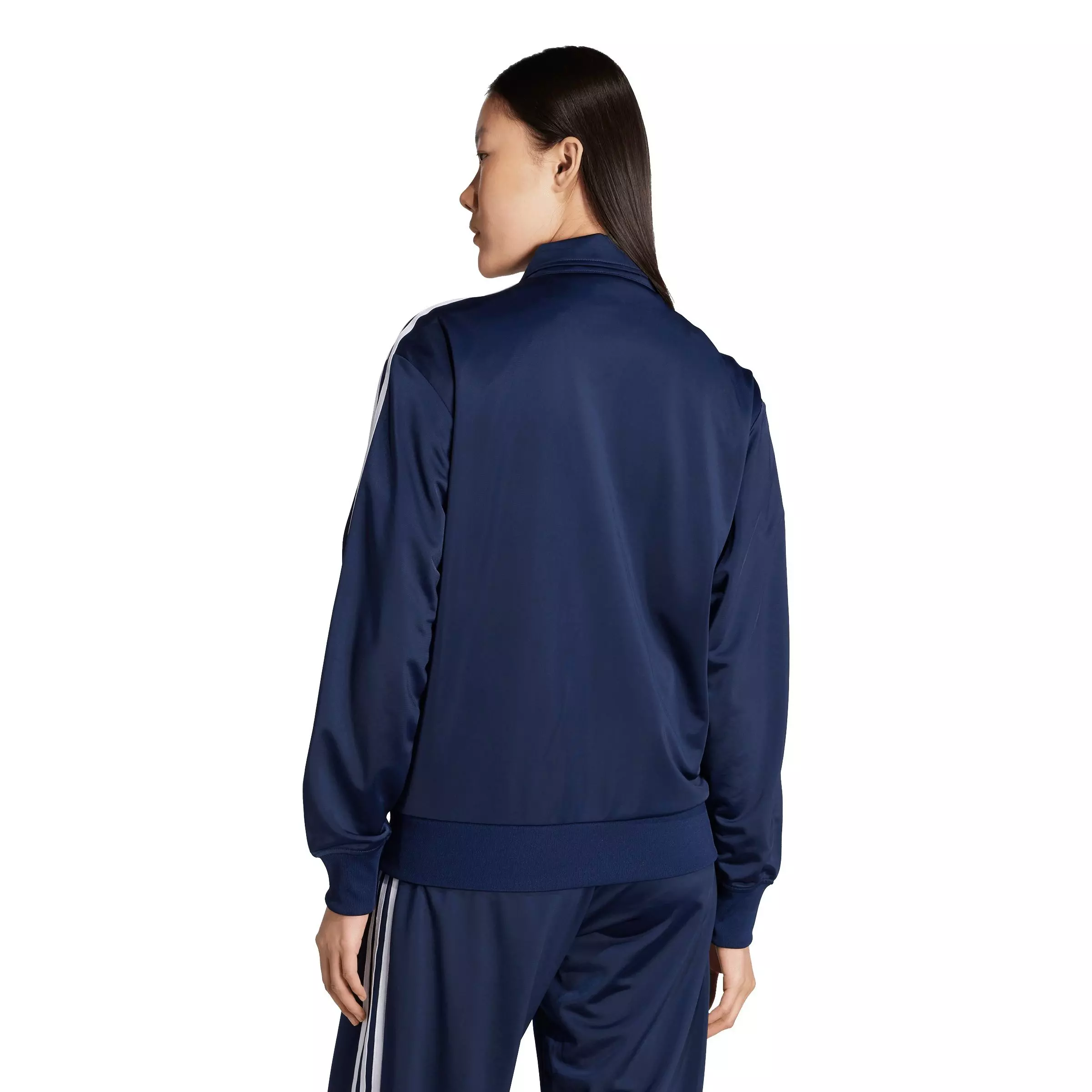 adidas Originals Women's Adicolor Classic Firebird Loose Track Top - Navy/White - NAVY/WHITE