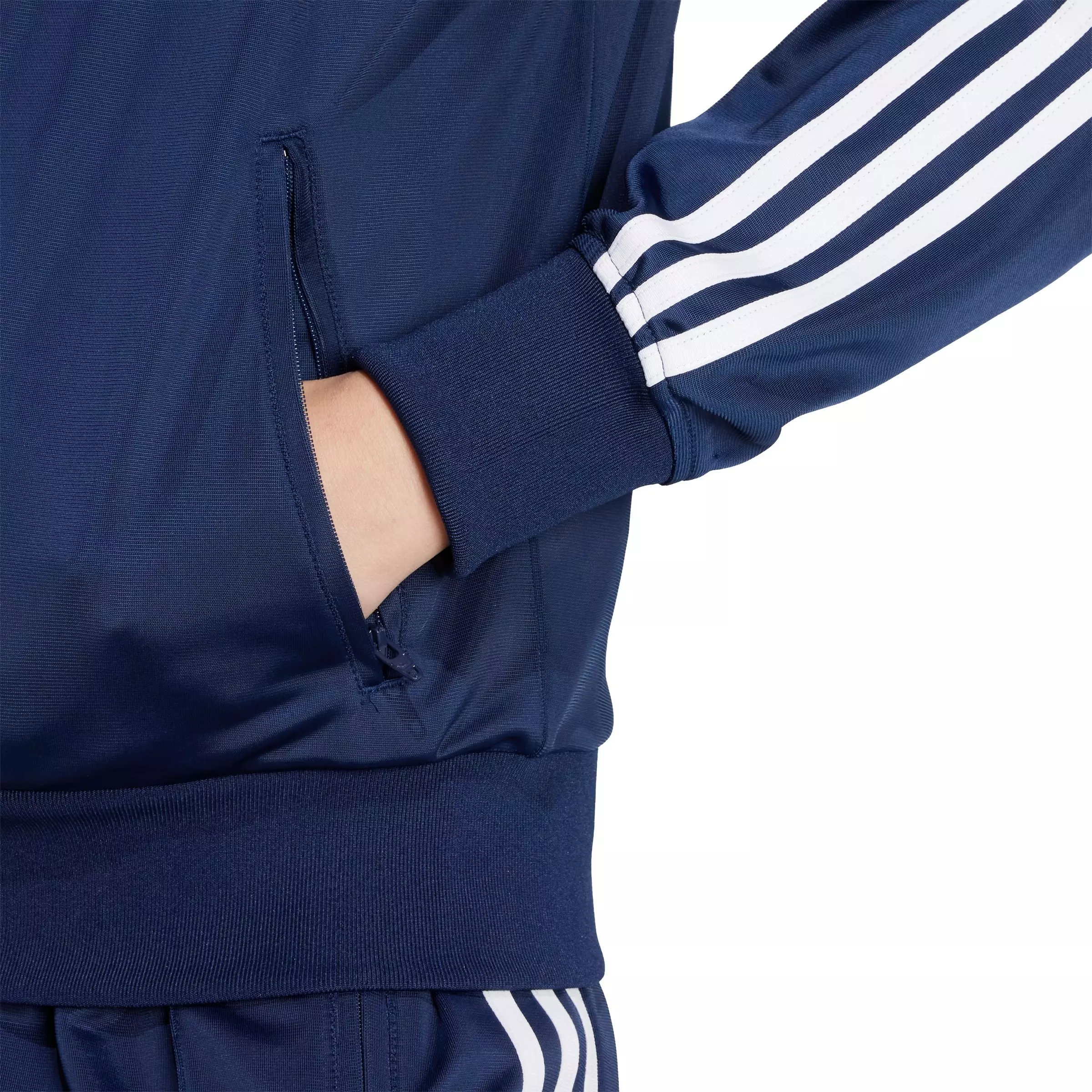 adidas Originals Women's Adicolor Classic Firebird Loose Track Top - Navy/White - NAVY/WHITE