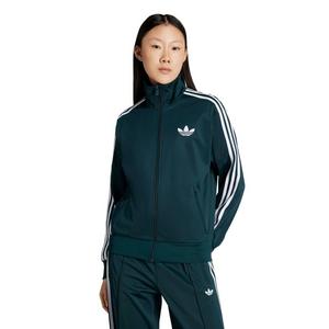 adidas Originals Women's Adicolor Classic Firebird Loose Track Top -Green/White