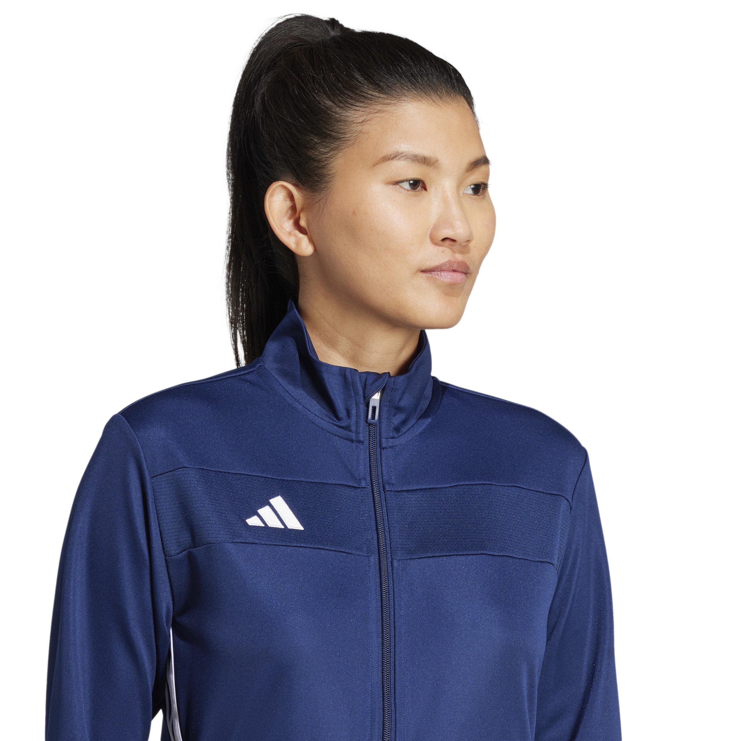 adidas Women's Tiro 25 Essentials Training Track Top -Navy/White - NAVY/WHITE Thumbnail View 3