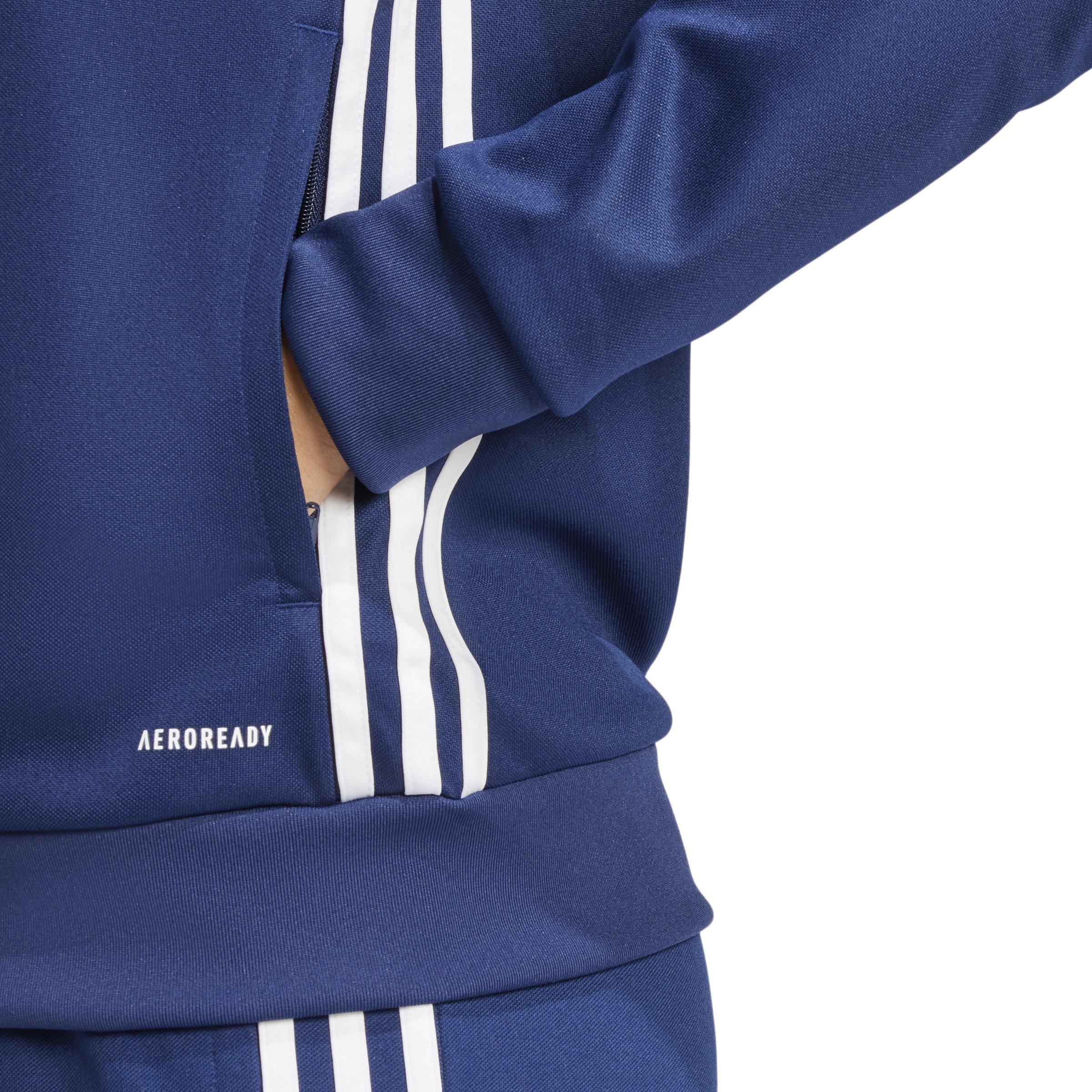 adidas Women's Tiro 25 Essentials Training Track Top -Navy/White - NAVY/WHITE Thumbnail View 4