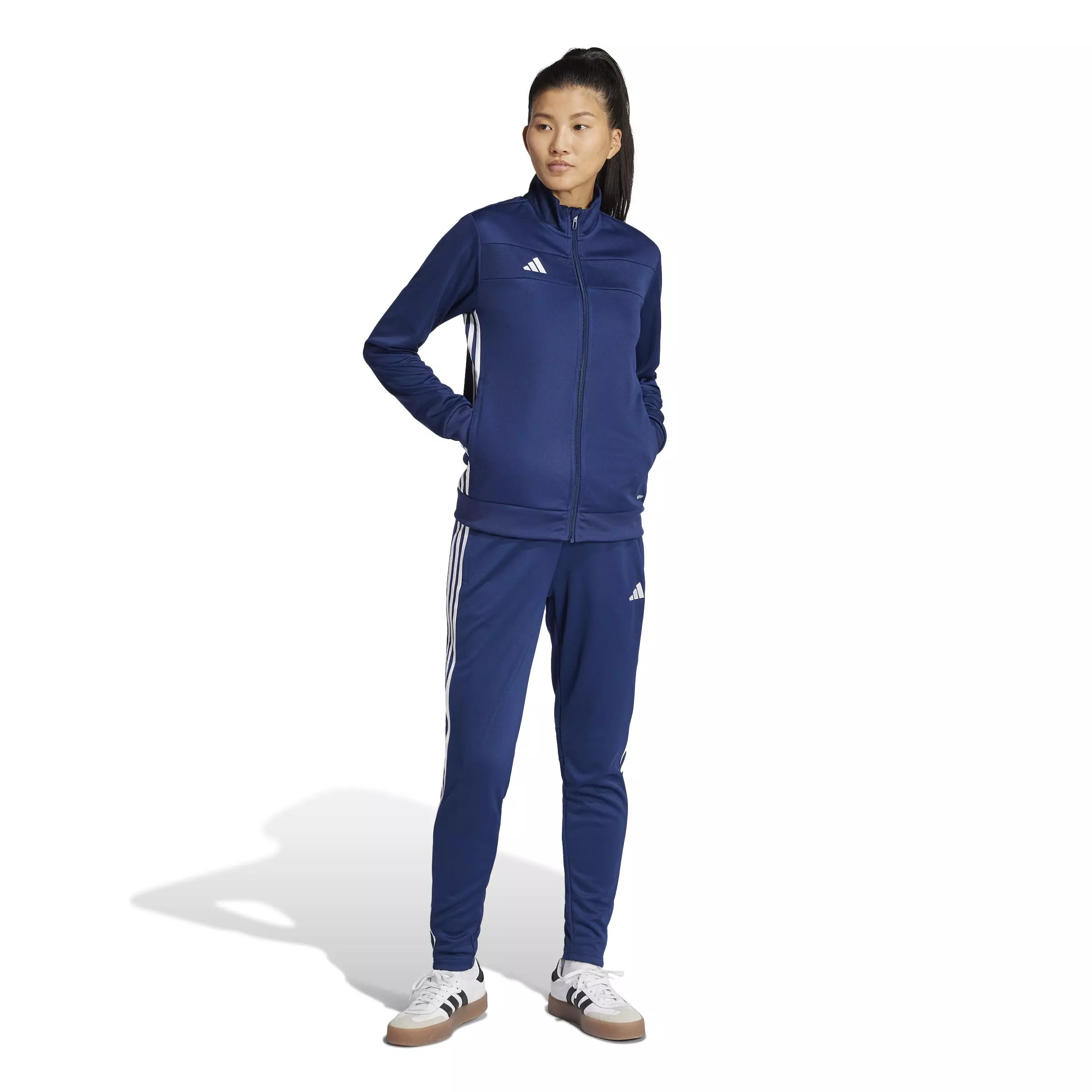 adidas Women's Tiro 25 Essentials Training Track Top -Navy/White - NAVY/WHITE