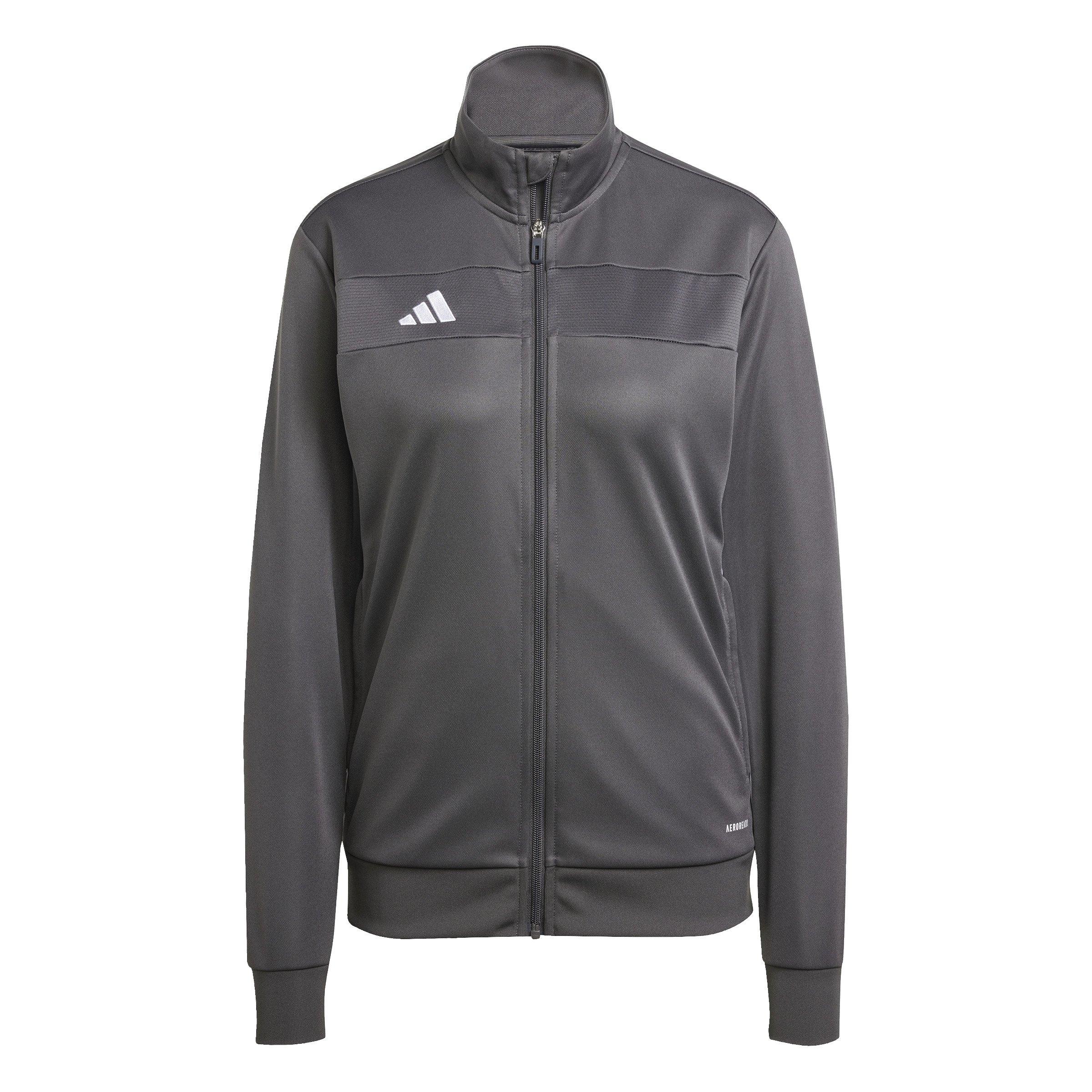 adidas Women's Tiro 25 Essentials Training Track Top - Grey/White - GREY/WHITE Thumbnail View 7