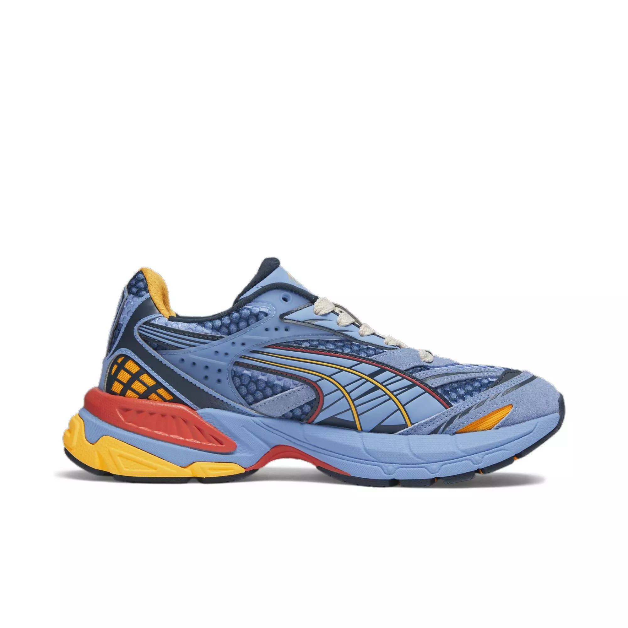 PUMA x CHILDHOOD DREAMS Velophasis "Day Dream/Yellow Sizzle/Dark Night" Men's Shoe - DREAM/YELLOW/DK NIGHT