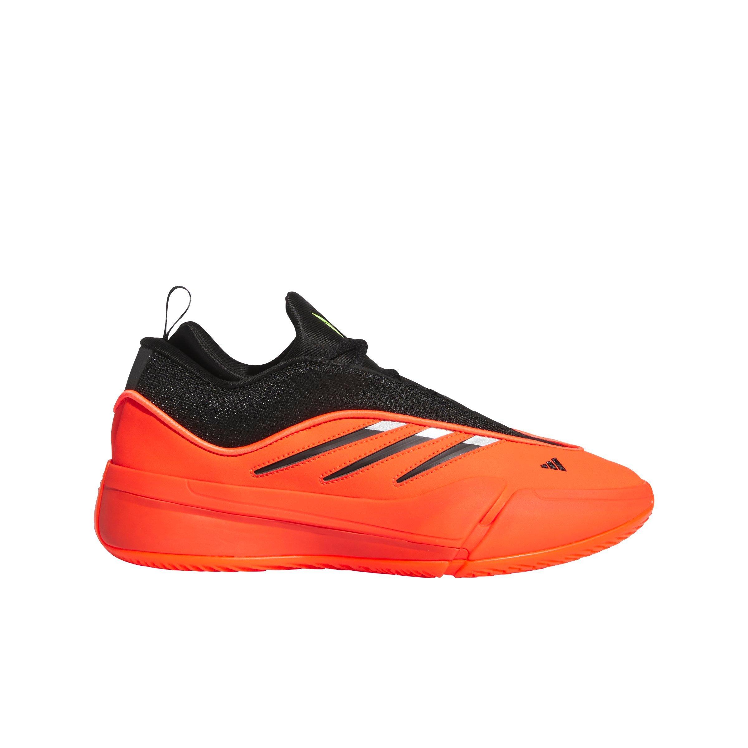 adidas Lillard Dame 9 Low Trainer "Solar Red/Core Black/Lucid Lemon" Men's Basketball Shoe - RED/BLACK/LEMON Thumbnail View 1