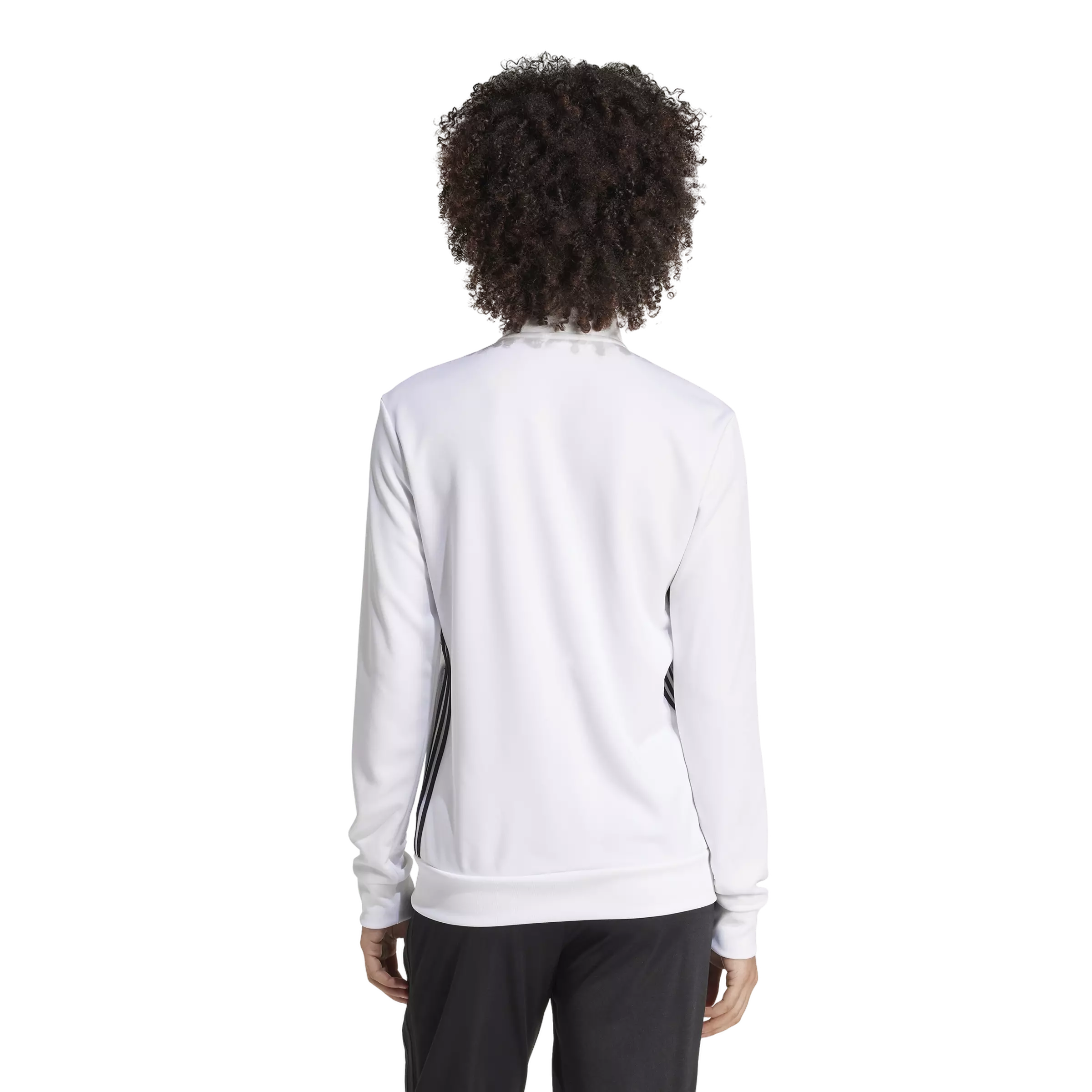 adidas Women's Tiro 25 Essentials Training Track Top -White/Black - WHITE/BLACK