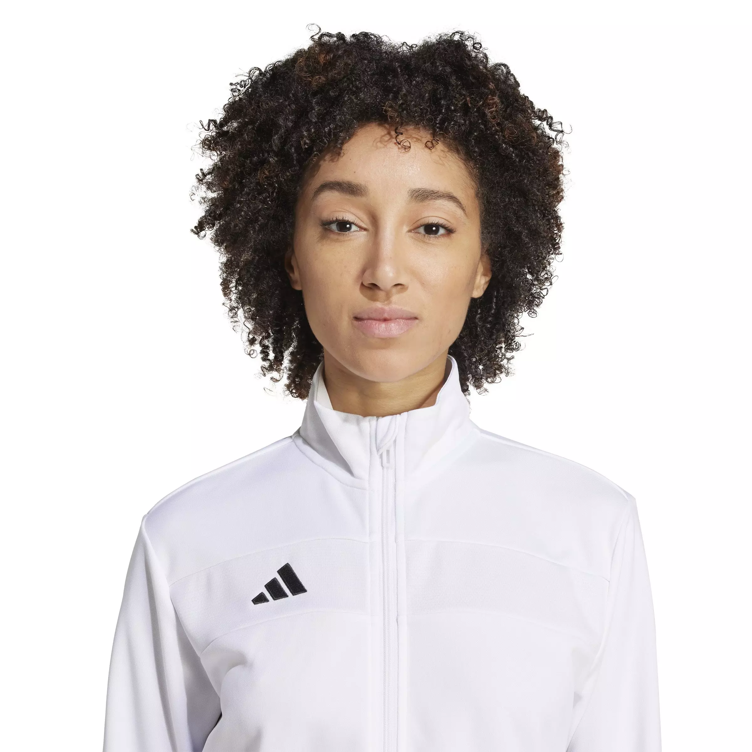 adidas Women's Tiro 25 Essentials Training Track Top - White/Black - WHITE/BLACK