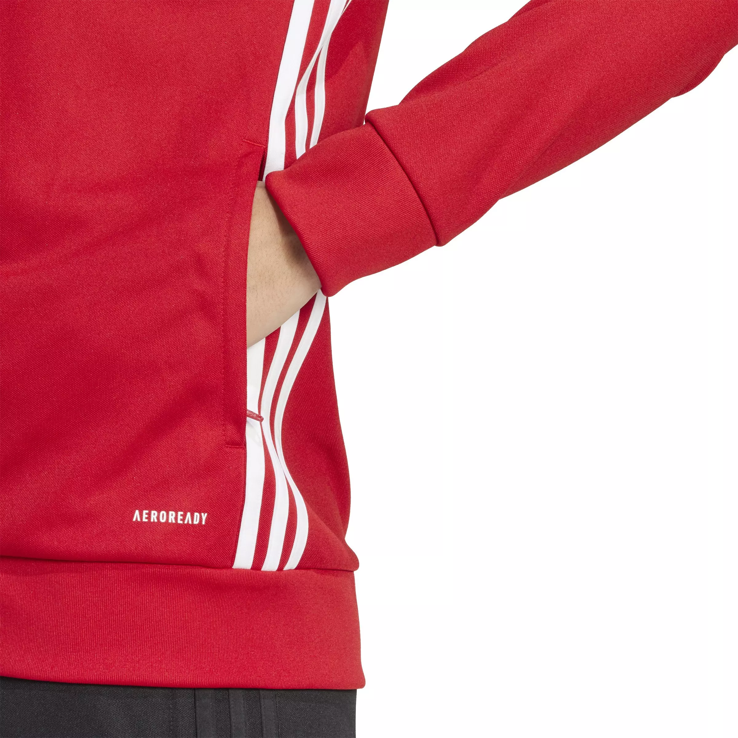 adidas Women's Tiro 25 Essentials Training Track Top -Red/White - RED/WHITE