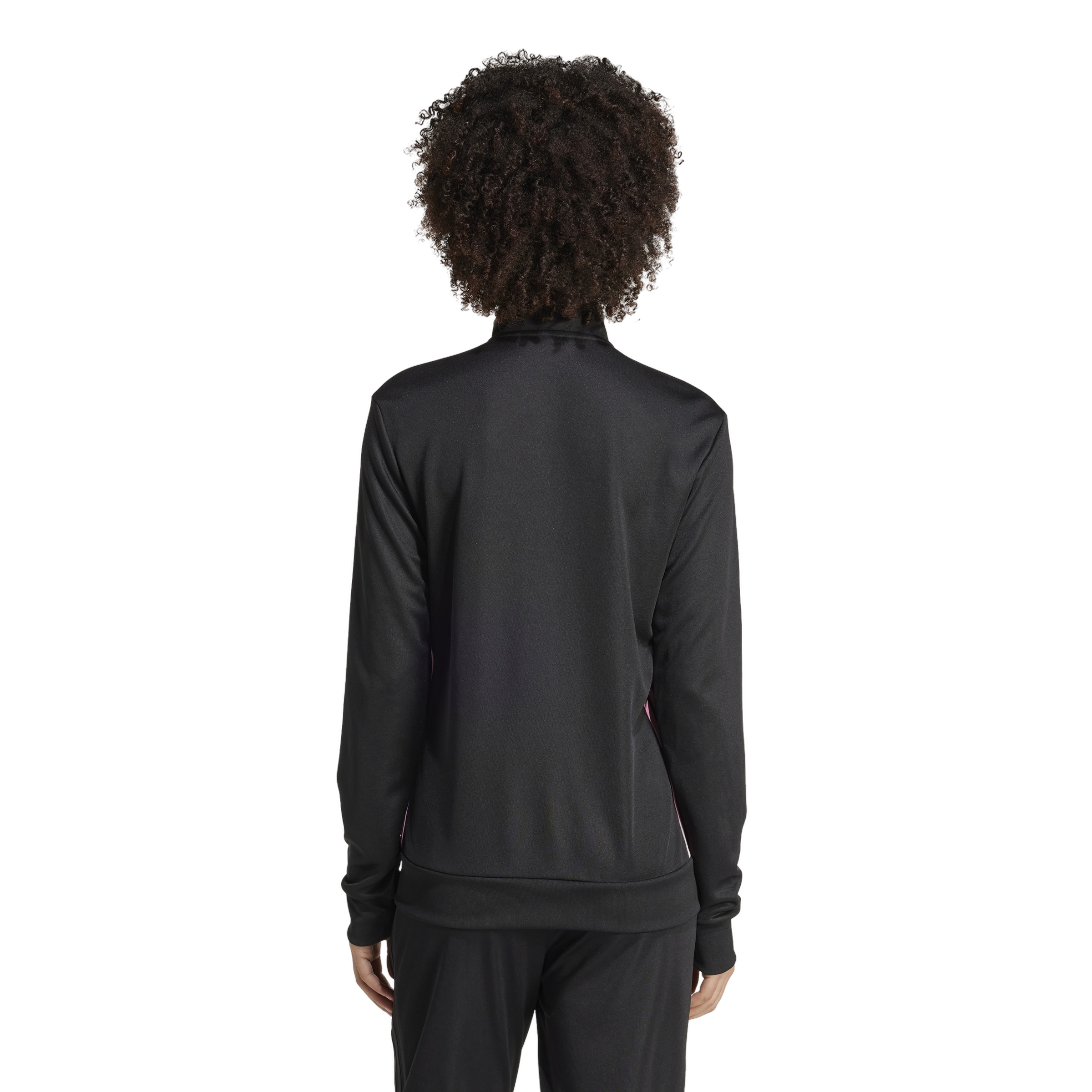 adidas Women's Tiro 25 Essentials Training Track Top -Black/Pink - BLACK/PINK Thumbnail View 2