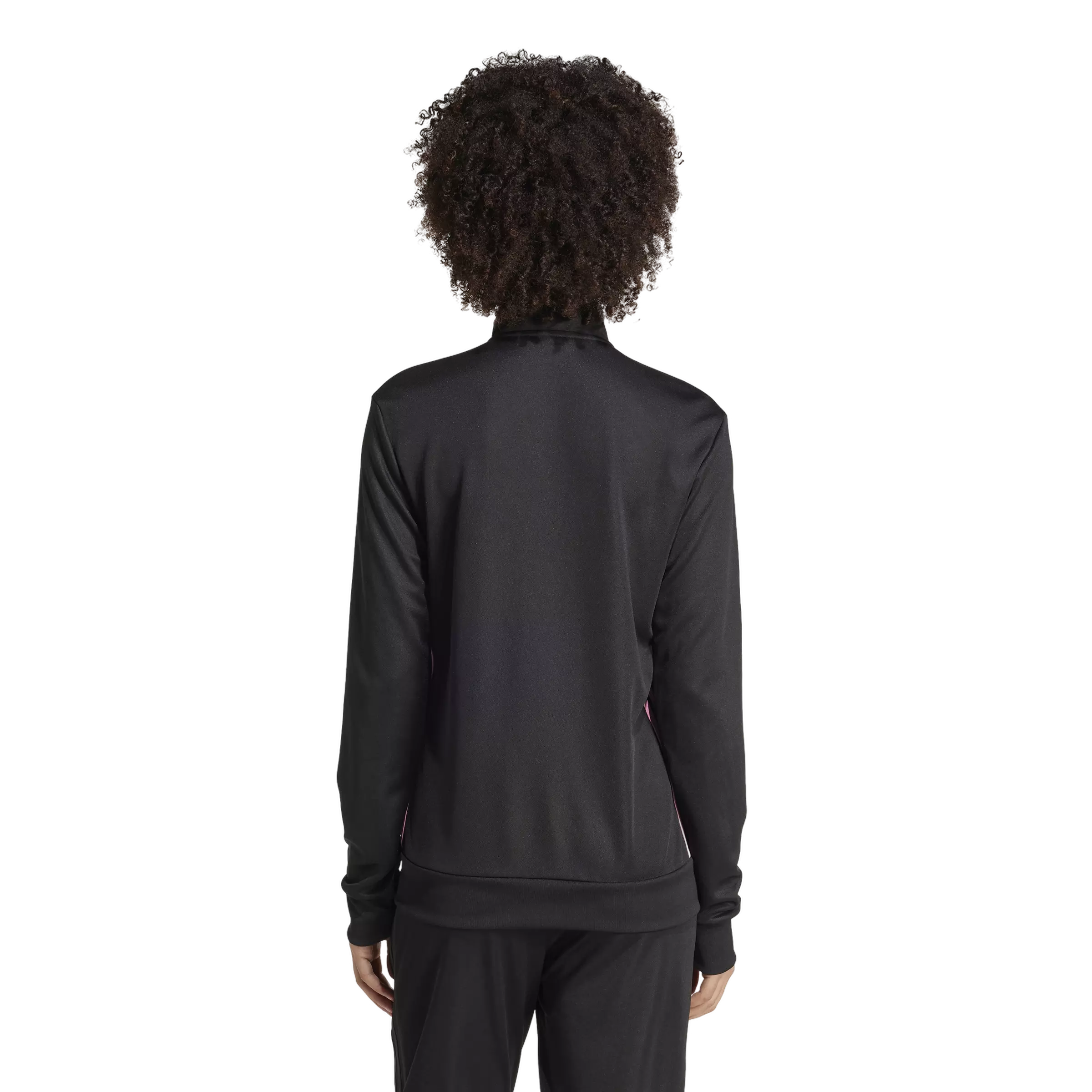 adidas Women's Tiro 25 Essentials Training Track Top -Black/Pink - BLACK/PINK