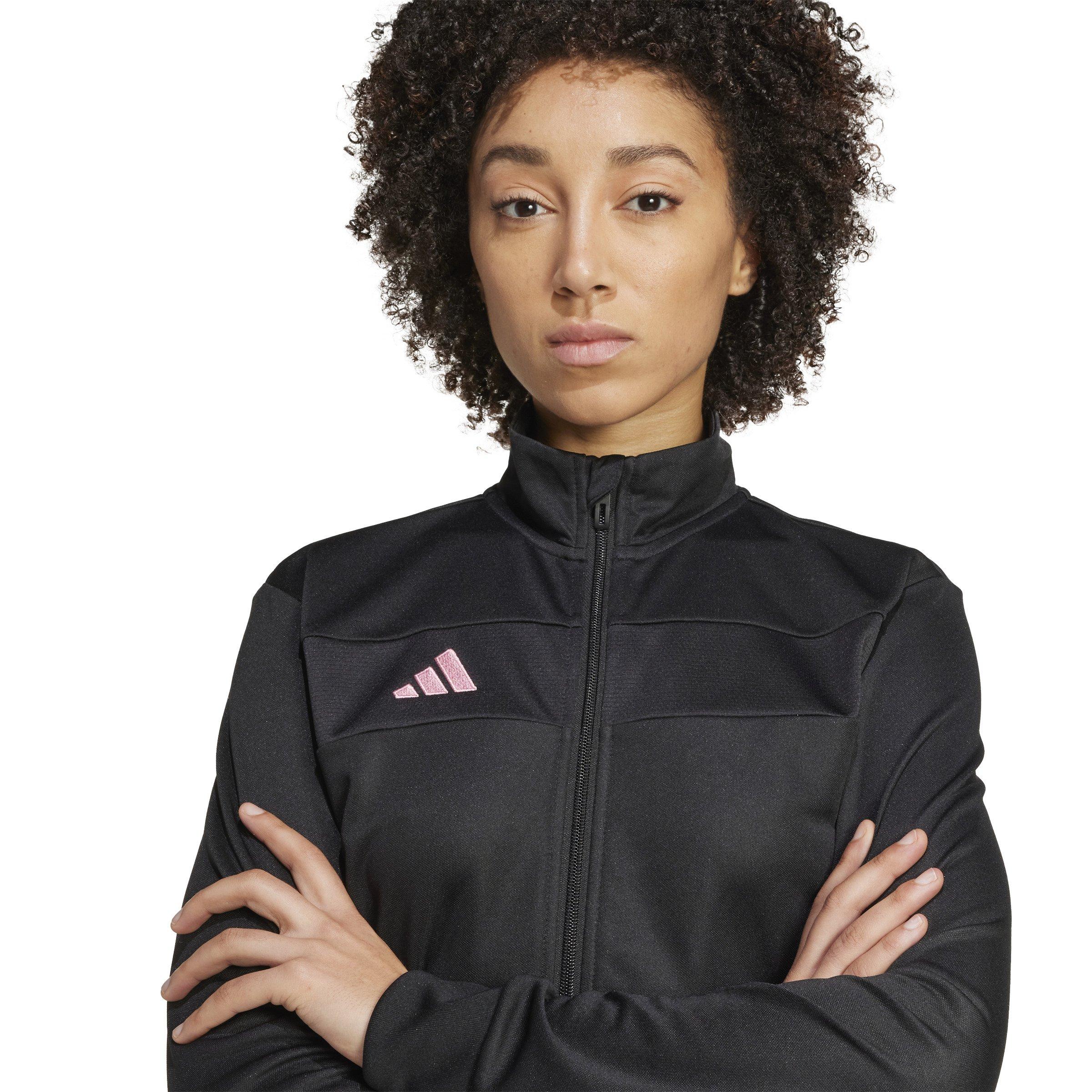 adidas Women's Tiro 25 Essentials Training Track Top -Black/Pink - BLACK/PINK Thumbnail View 3