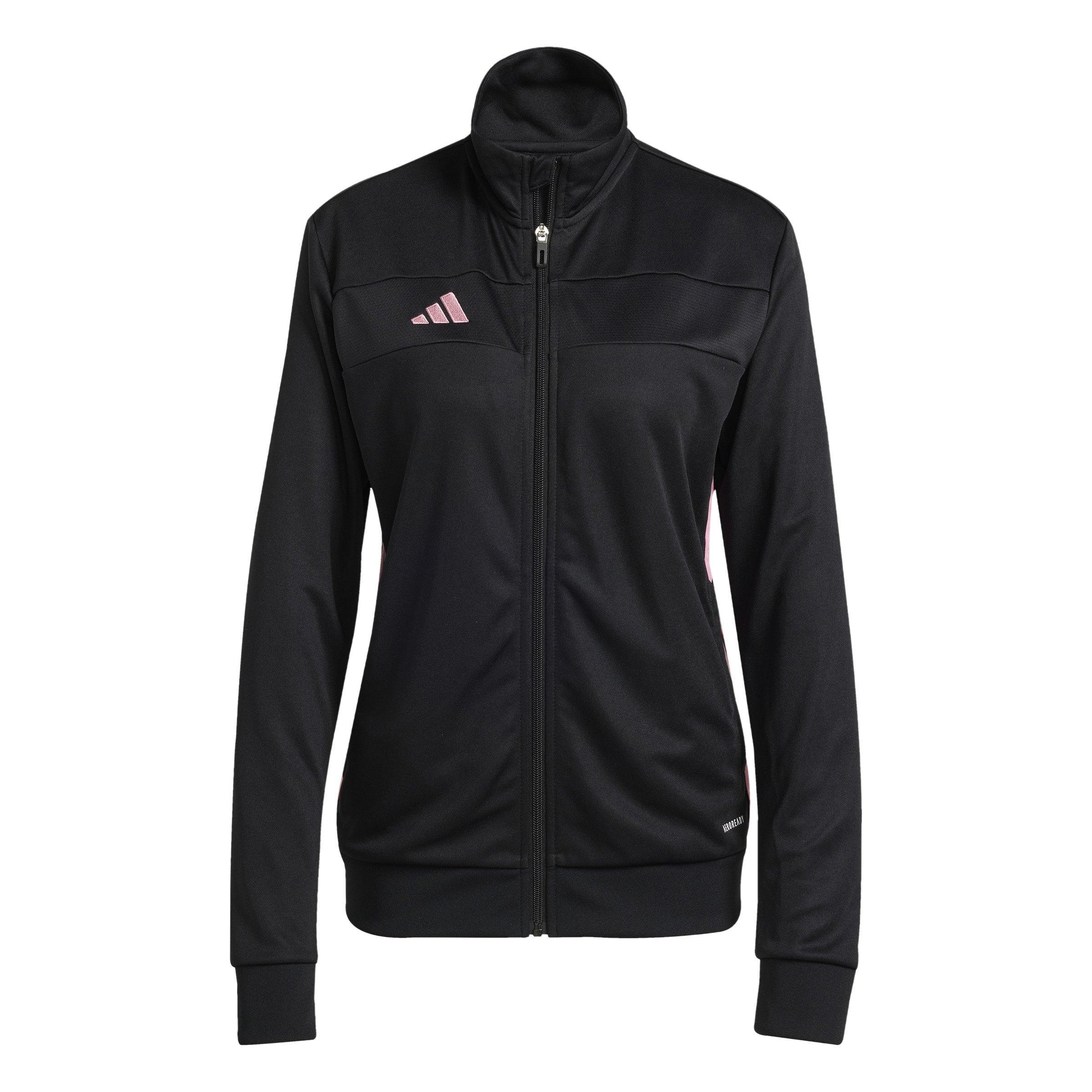 adidas Women's Tiro 25 Essentials Training Track Top -Black/Pink - BLACK/PINK Thumbnail View 6