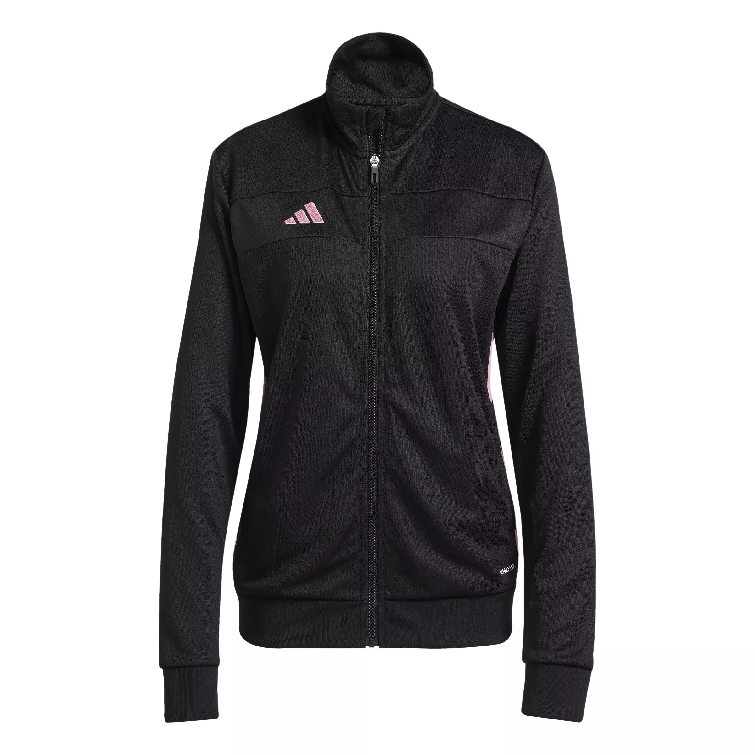 adidas Women's Tiro 25 Essentials Training Track Top -Black/Pink - BLACK/PINK