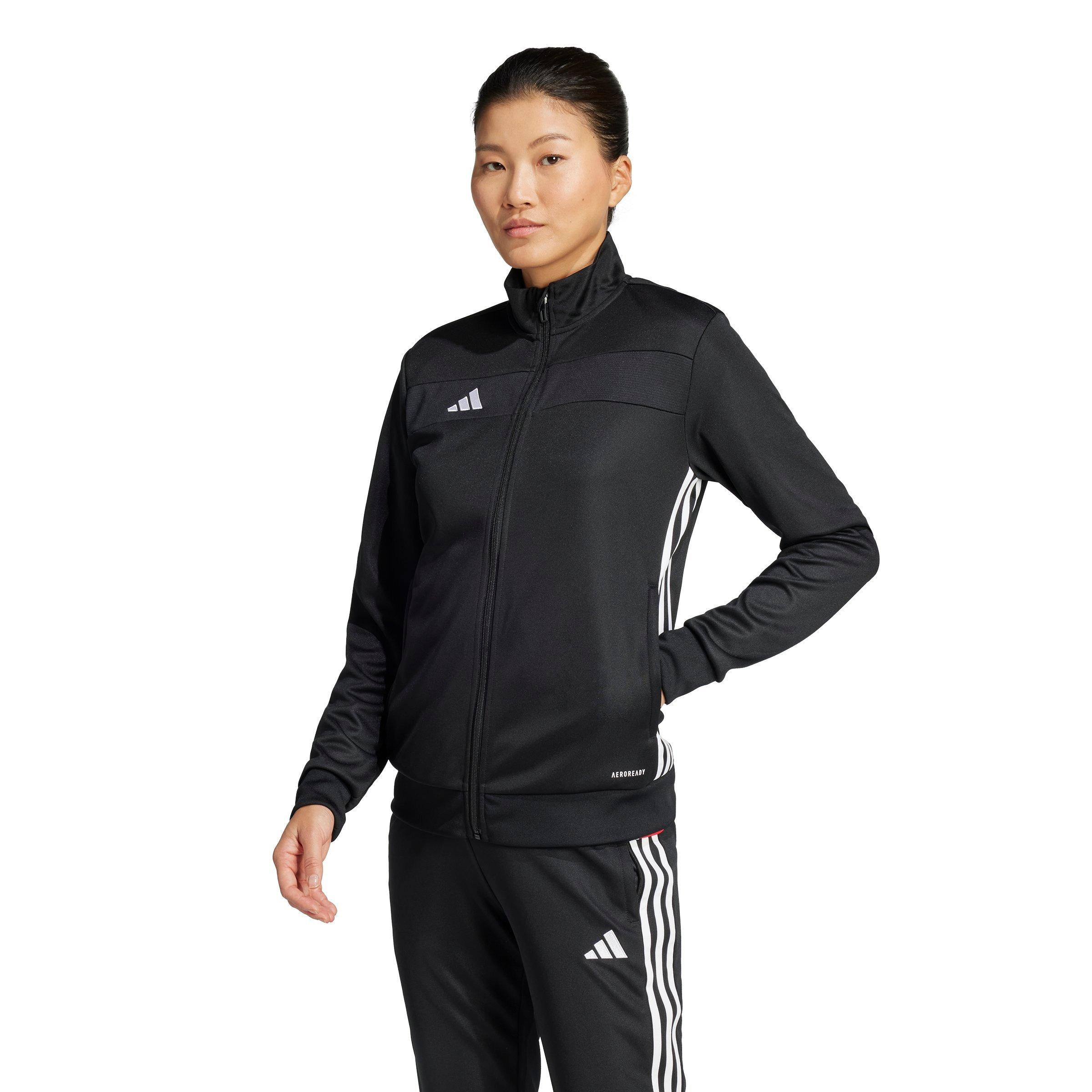 adidas Women's Tiro 25 Essentials Training Track Top -Black/White - BLACK/WHITE Thumbnail View 1