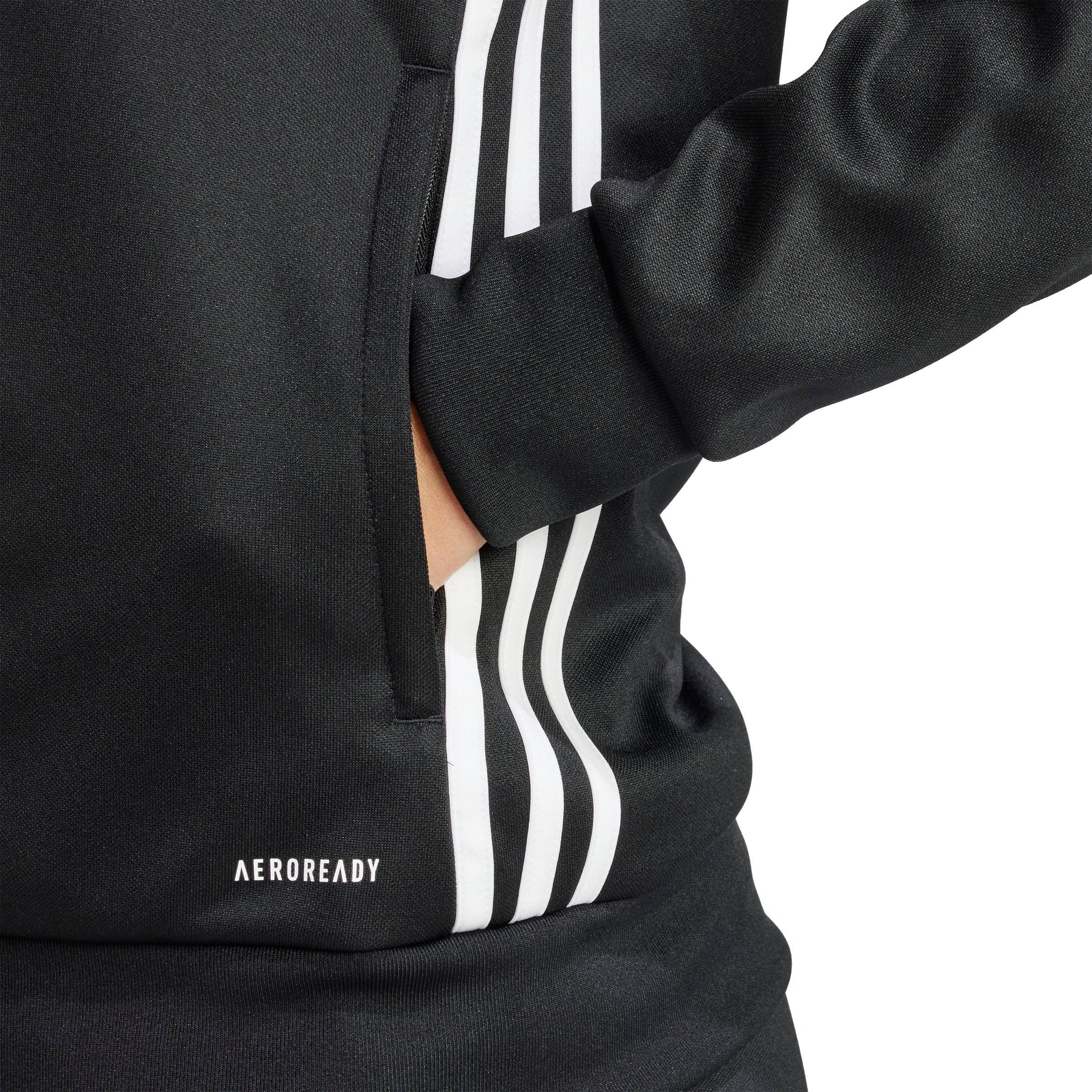adidas Women's Tiro 25 Essentials Training Track Top -Black/White - BLACK/WHITE Thumbnail View 4