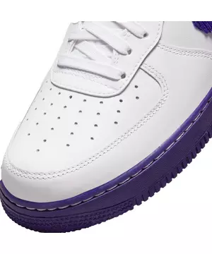 Nike Air Force 1 '07 LV8 EMB White Court Purple 2021 for Sale, Authenticity Guaranteed