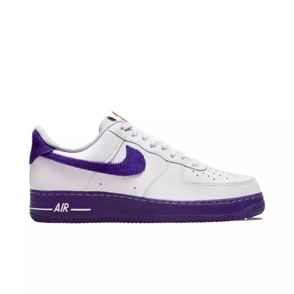 Nike Air Force 1 LV8 White/Black/Vivid Purple/Light Menta Grade School  Boys' Shoe - Hibbett