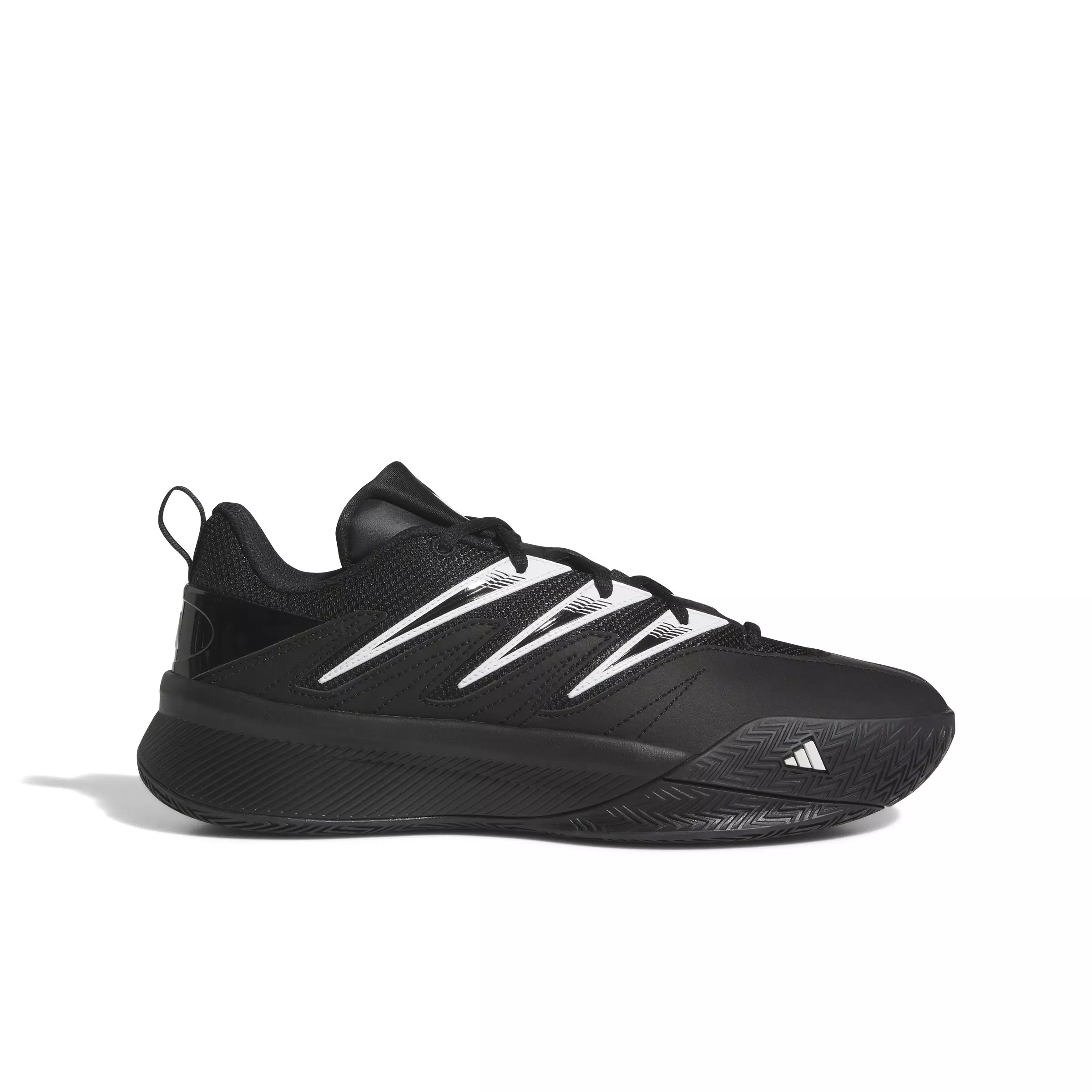 adidas Dame Certified 3 Low Trainer "Core Black/Ftwr White/Core Black" Men's Basketball Shoe - BLACK/WHITE/BLACK