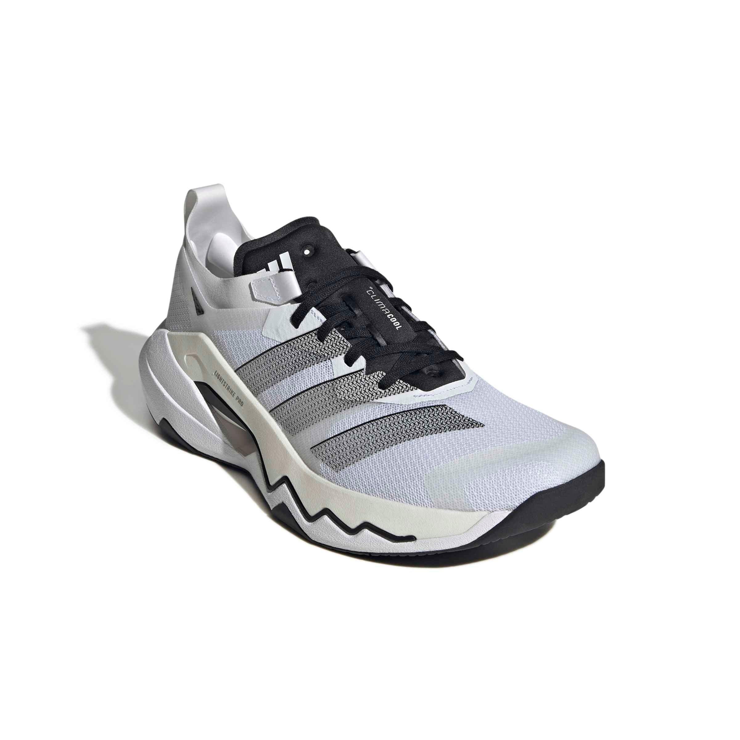 adidas Rapidmove Pro "Ftwr White/Core Black/Ftwr White" Men's Training Shoe - WHITE/BLACK/WHITE Thumbnail View 3