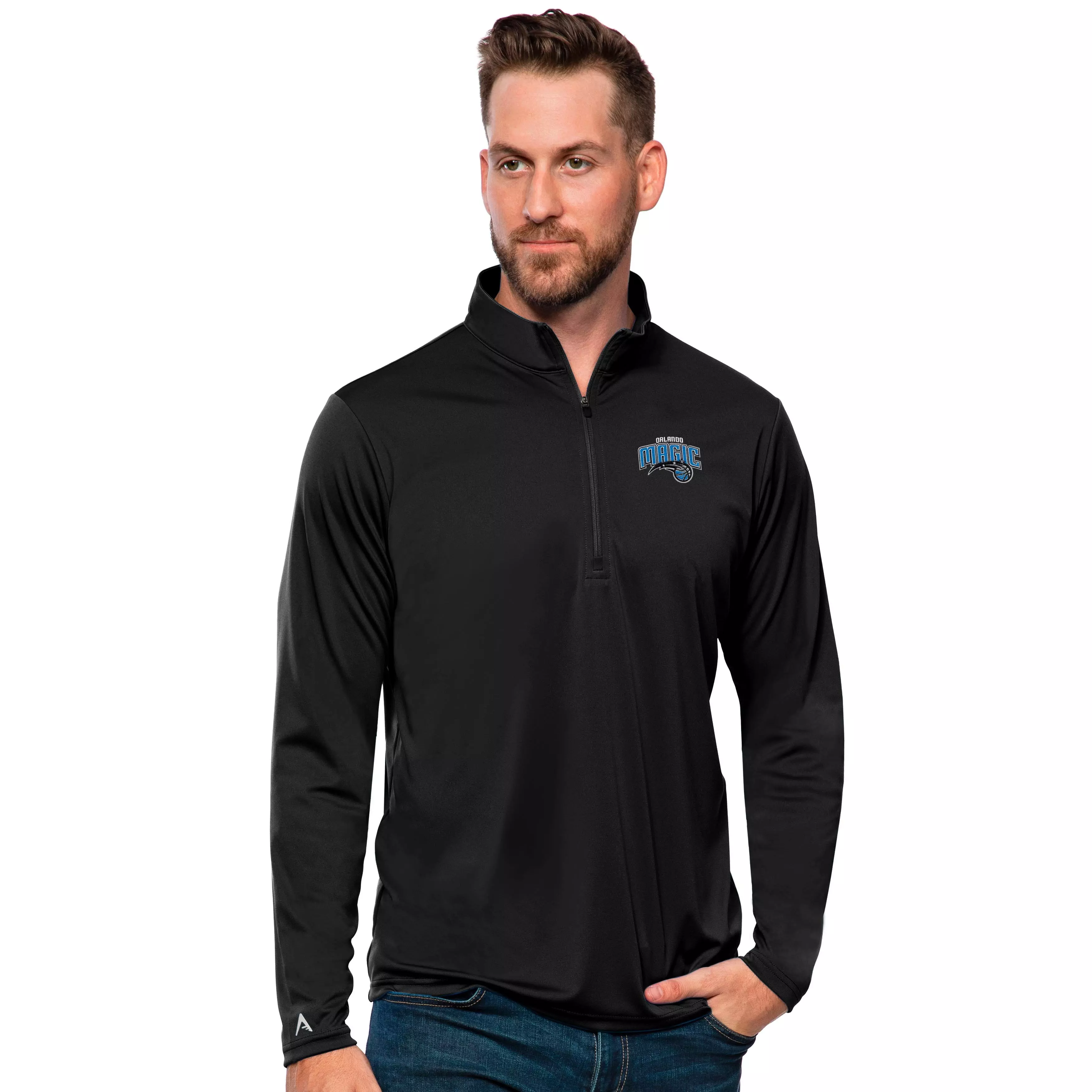Antigua Men's Orlando Magic Tribute Pullover - BLACK