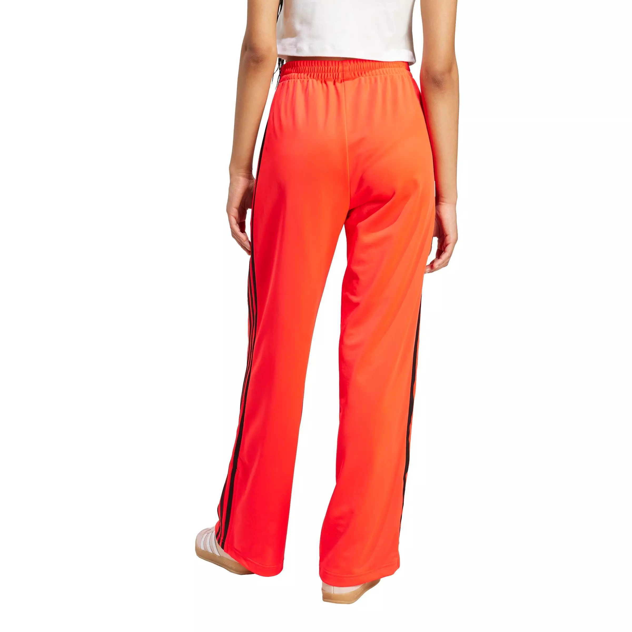 adidas Originals Women's Adicolor Classic Firebird Loose Track Tracksuit Bottoms - Red/Black - RED/BLACK