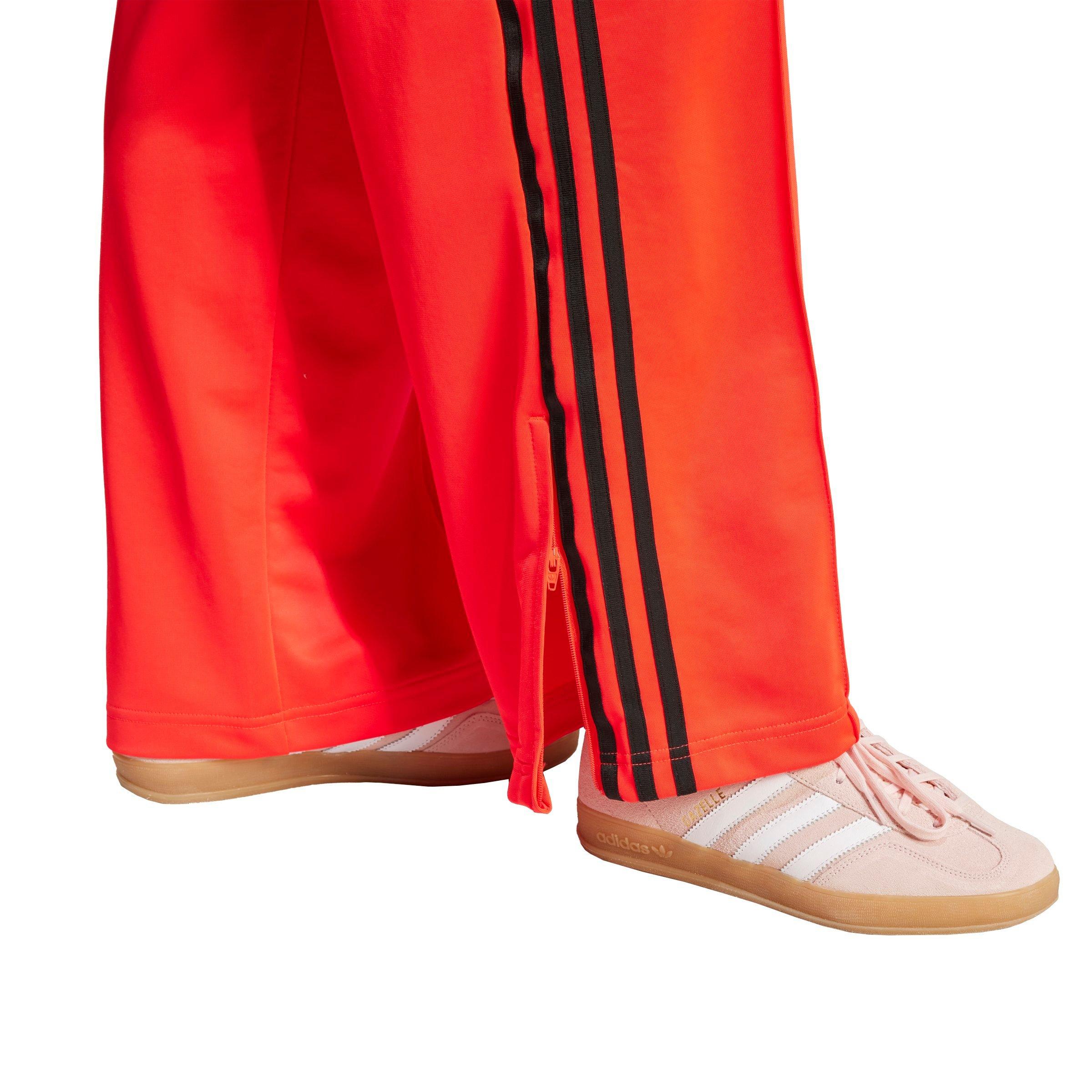 adidas Originals Women's Adicolor Classic Firebird Loose Track Tracksuit Bottoms - Red/Black - RED/BLACK Thumbnail View 4
