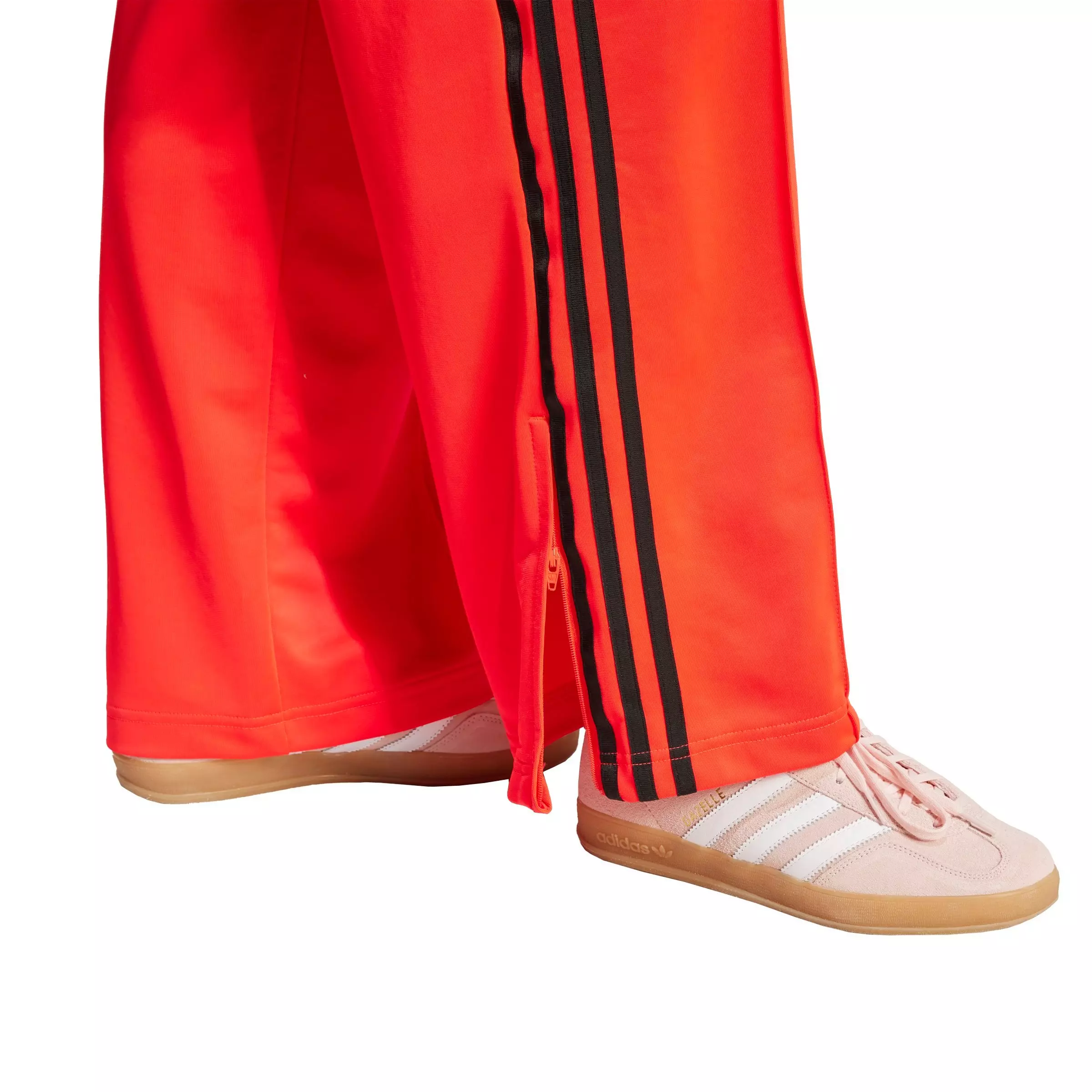 adidas Originals Women's Adicolor Classic Firebird Loose Track Tracksuit Bottoms -Red/Black - RED/BLACK
