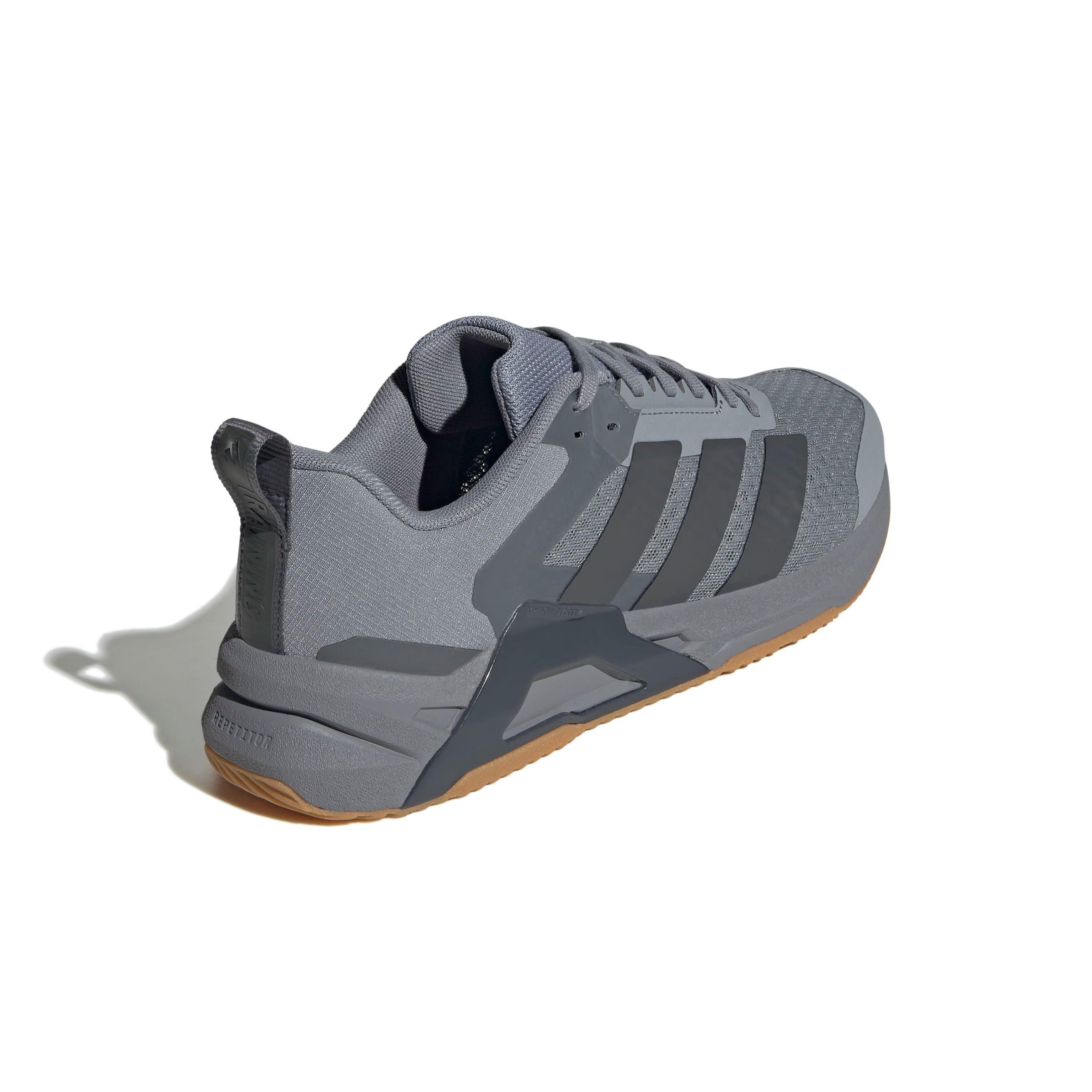 adidas Dropset Control "Grey/Grey Five/Core Black" Men's Training Shoe - GREY/GREY/BLACK Thumbnail View 4