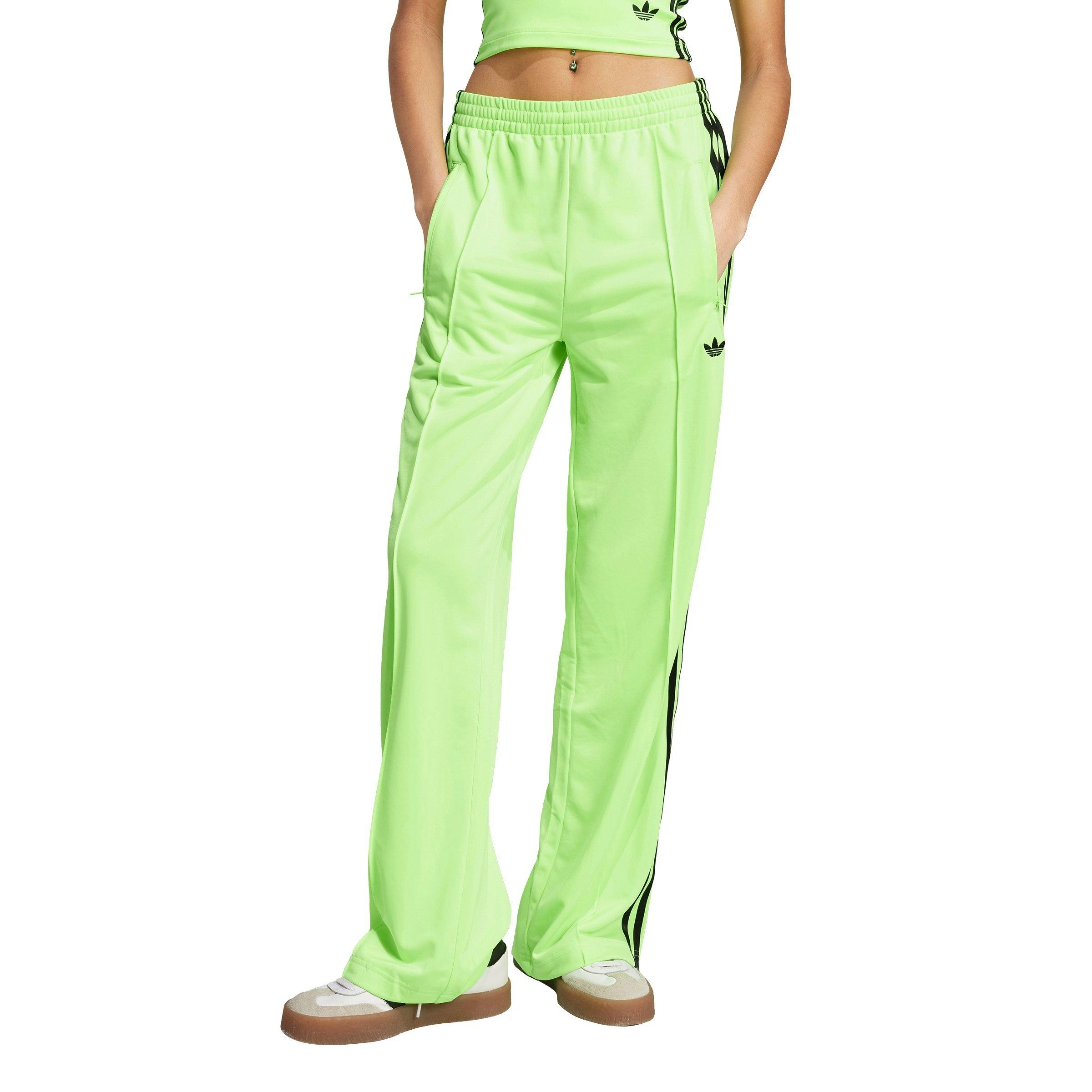 adidas Originals Women's Adicolor Classic Firebird Loose Track Tracksuit Bottoms -Green/Black - GREEN/BLACK Thumbnail View 1