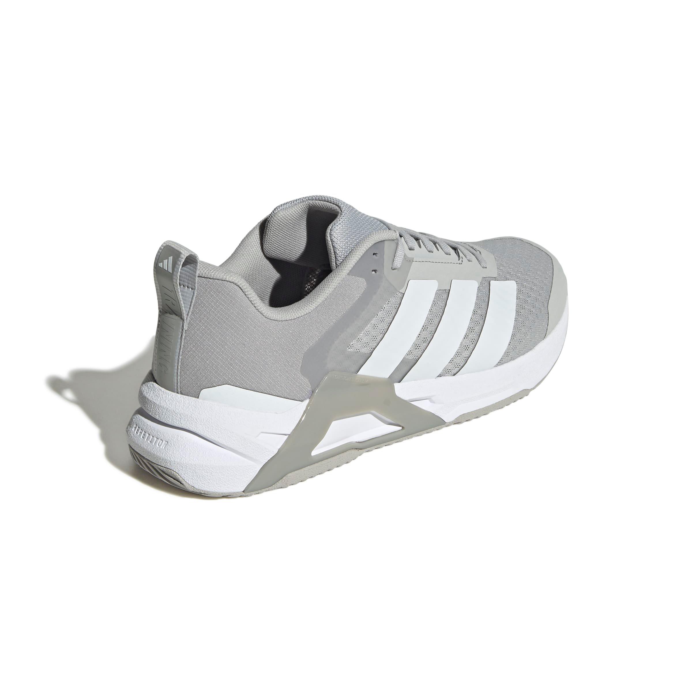 adidas Dropset Control "Grey Two/Ftwr White/Ftwr White" Men's Training Shoe - GREY/WHITE/WHITE Thumbnail View 4