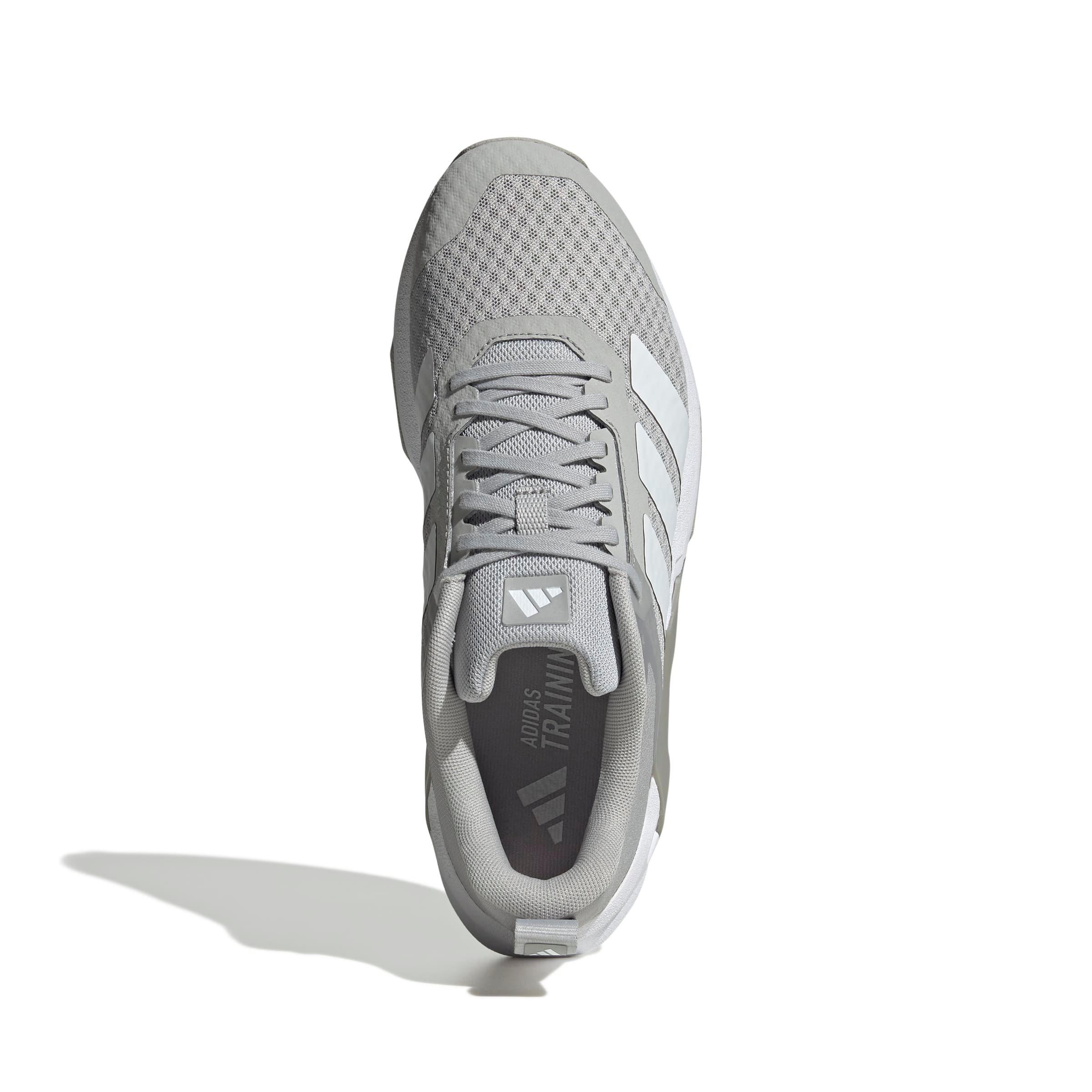 adidas Dropset Control "Grey Two/Ftwr White/Ftwr White" Men's Training Shoe - GREY/WHITE/WHITE Thumbnail View 5