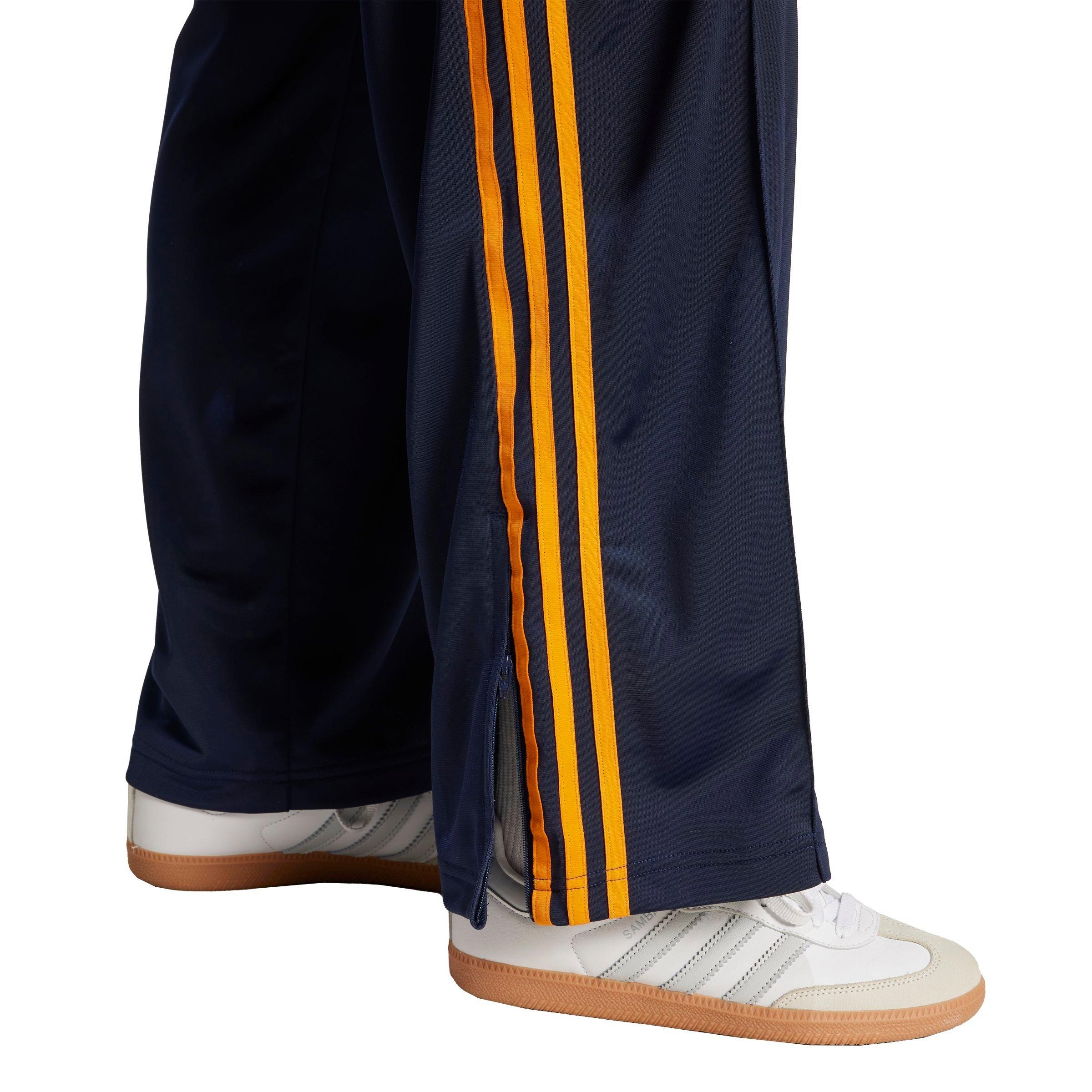 adidas Originals Women's Adicolor Classic Firebird Loose Track Tracksuit Bottoms -Navy/Orange - NAVY/ORANGE Thumbnail View 4