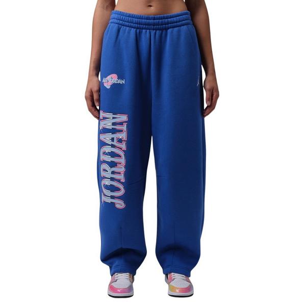 Jordan Brooklyn Fleece "Space Jam" Women's Pants - ROYAL/WHITE